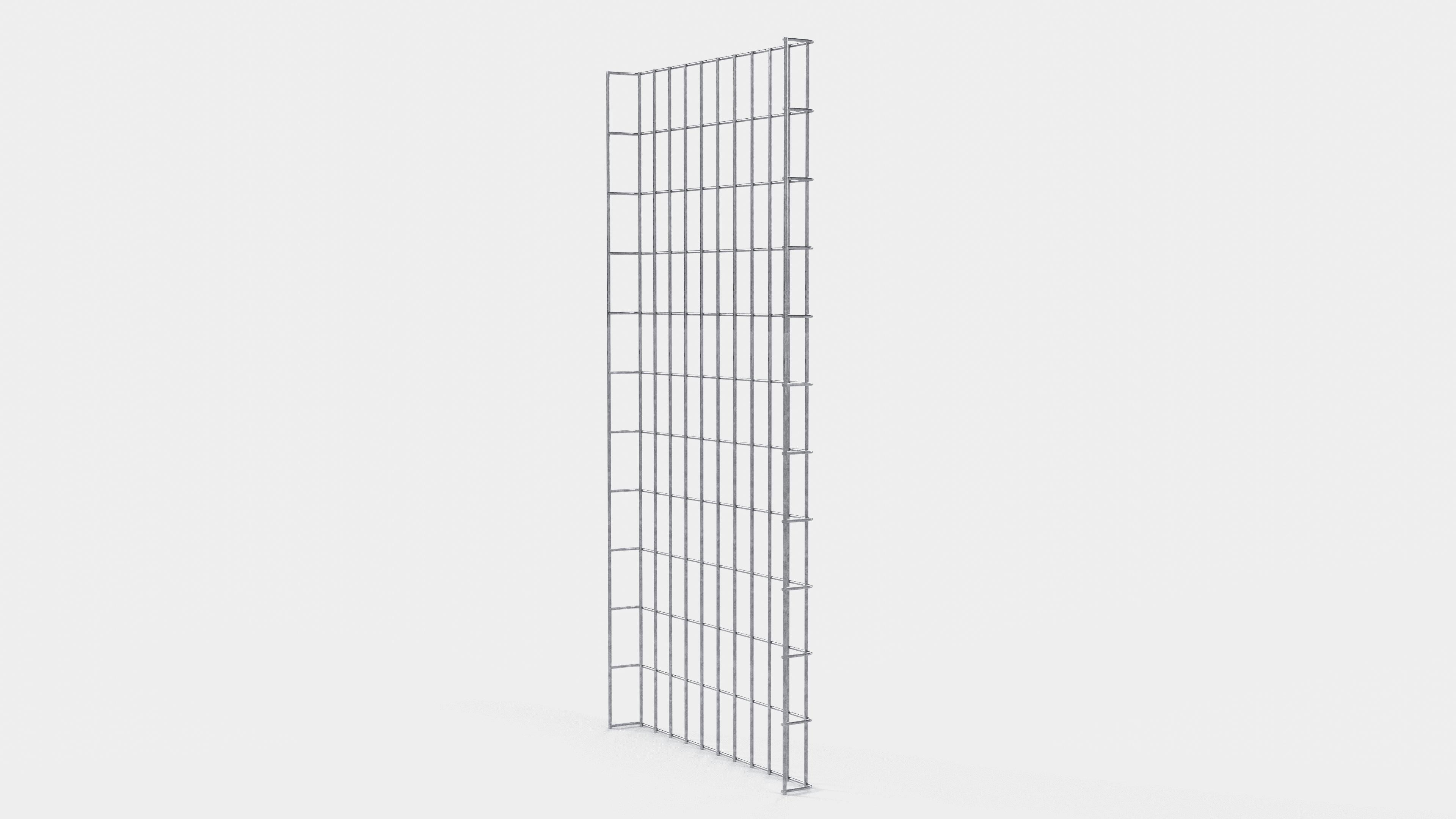 Treillis hauteur 110 cm, profondeur 5 cm, mailles 5 x 10 cm
