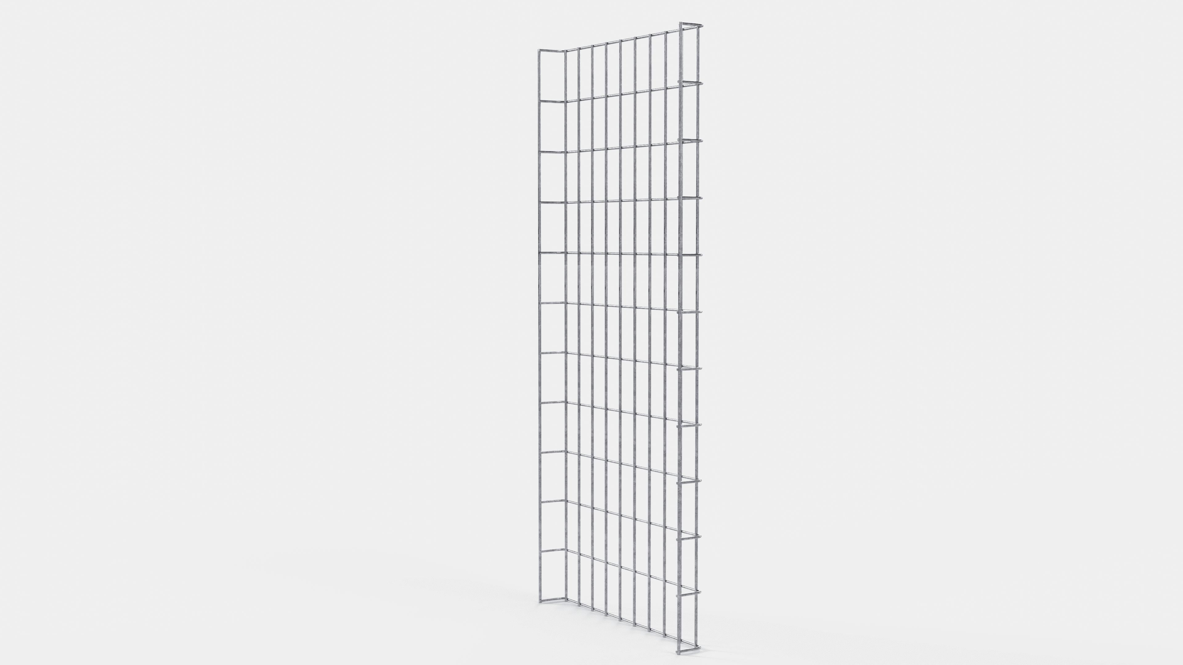 Treillis hauteur 110 cm, profondeur 5 cm, mailles 5 x 10 cm