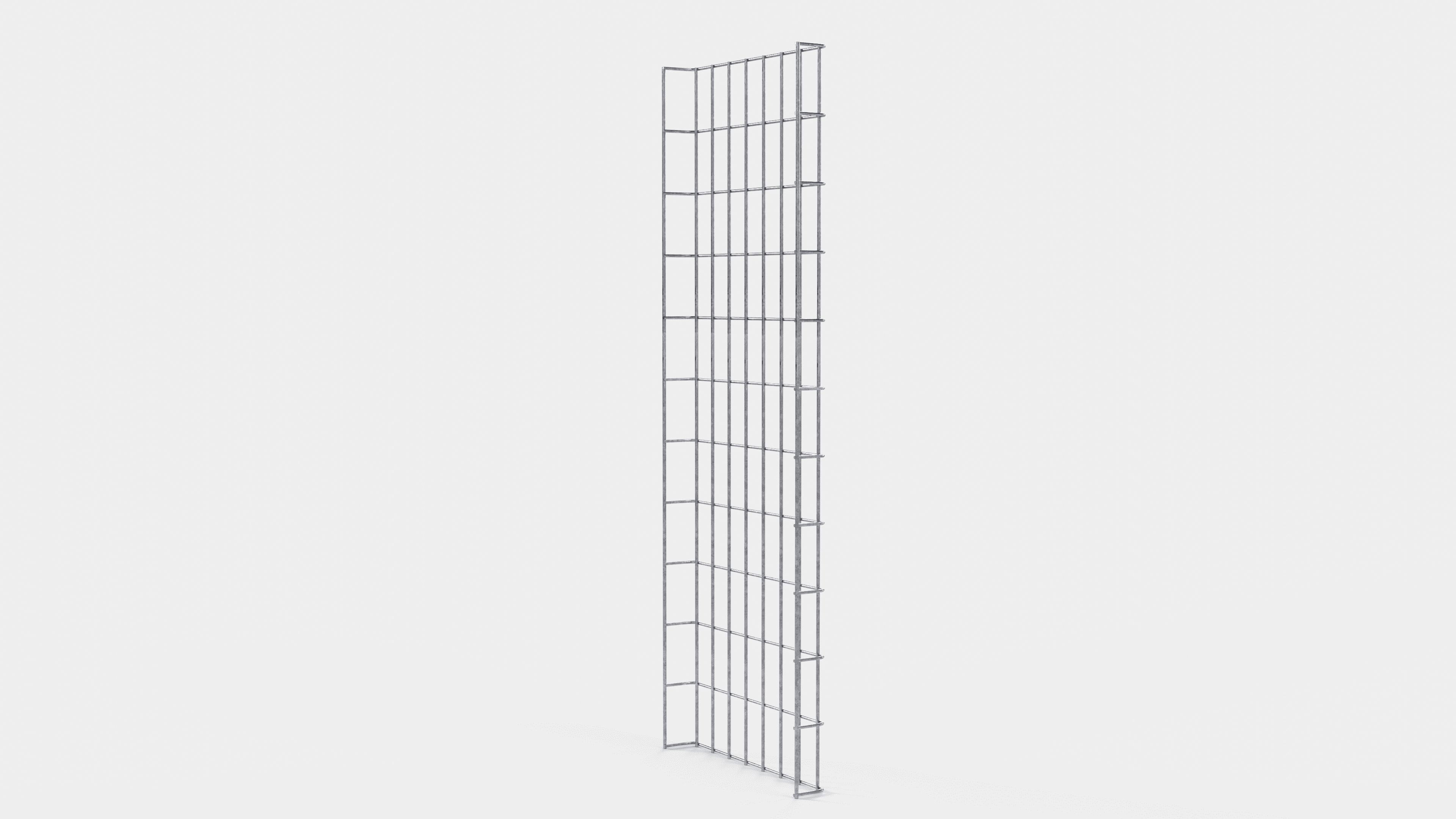 Treillis hauteur 110 cm, profondeur 5 cm, mailles 5 x 10 cm