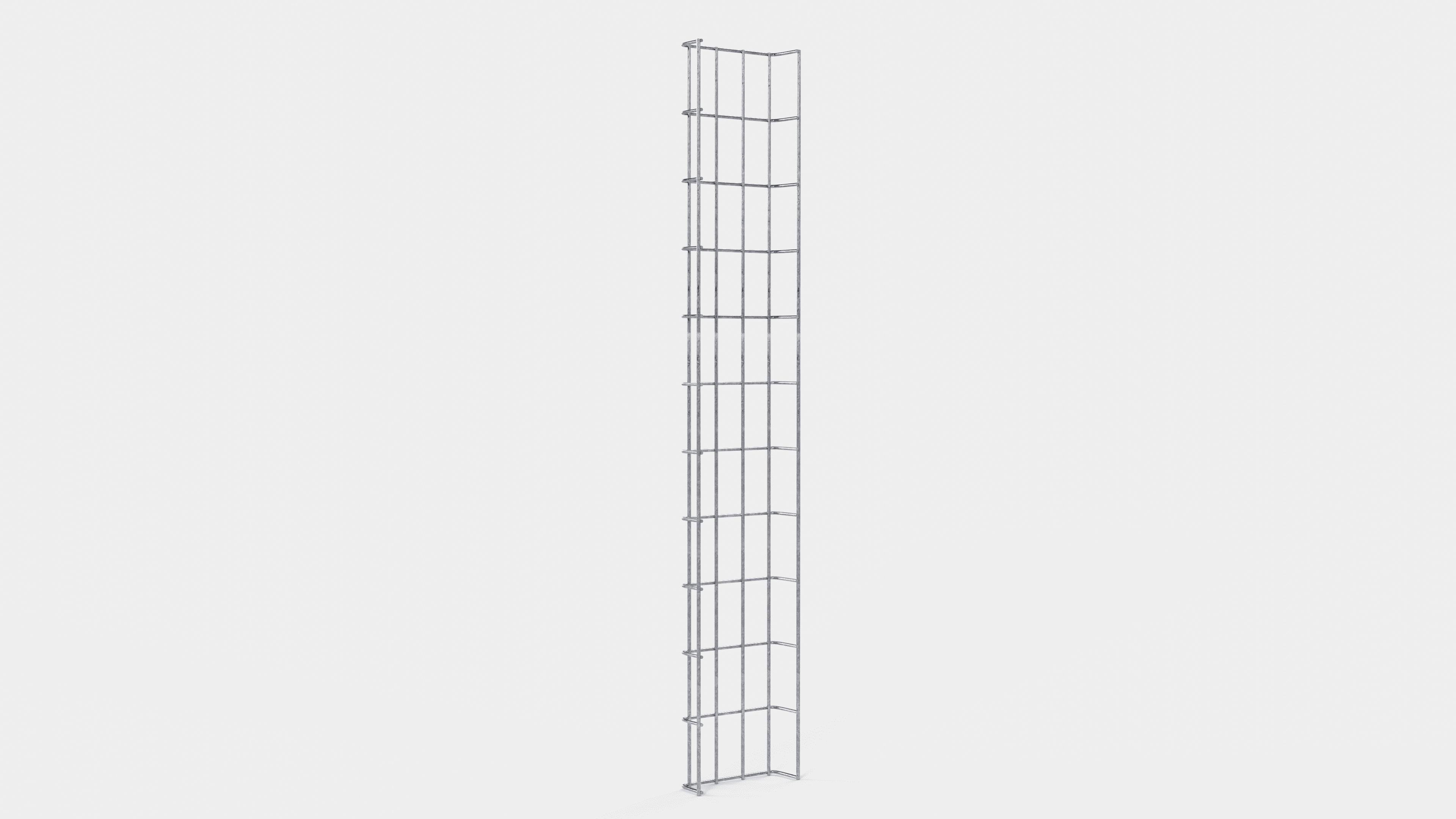 Treillis hauteur 110 cm, profondeur 5 cm, mailles 5 x 10 cm