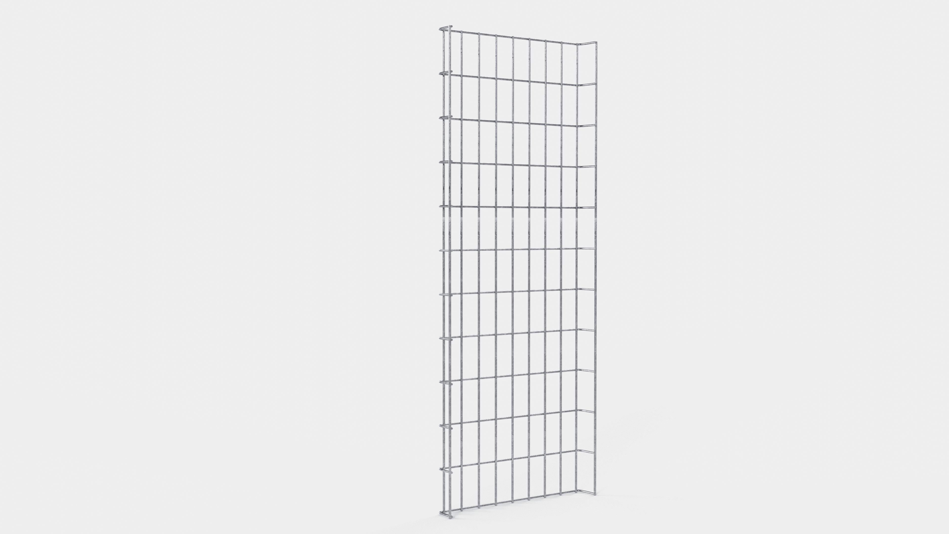 Treillis hauteur 110 cm, profondeur 5 cm, mailles 5 x 10 cm