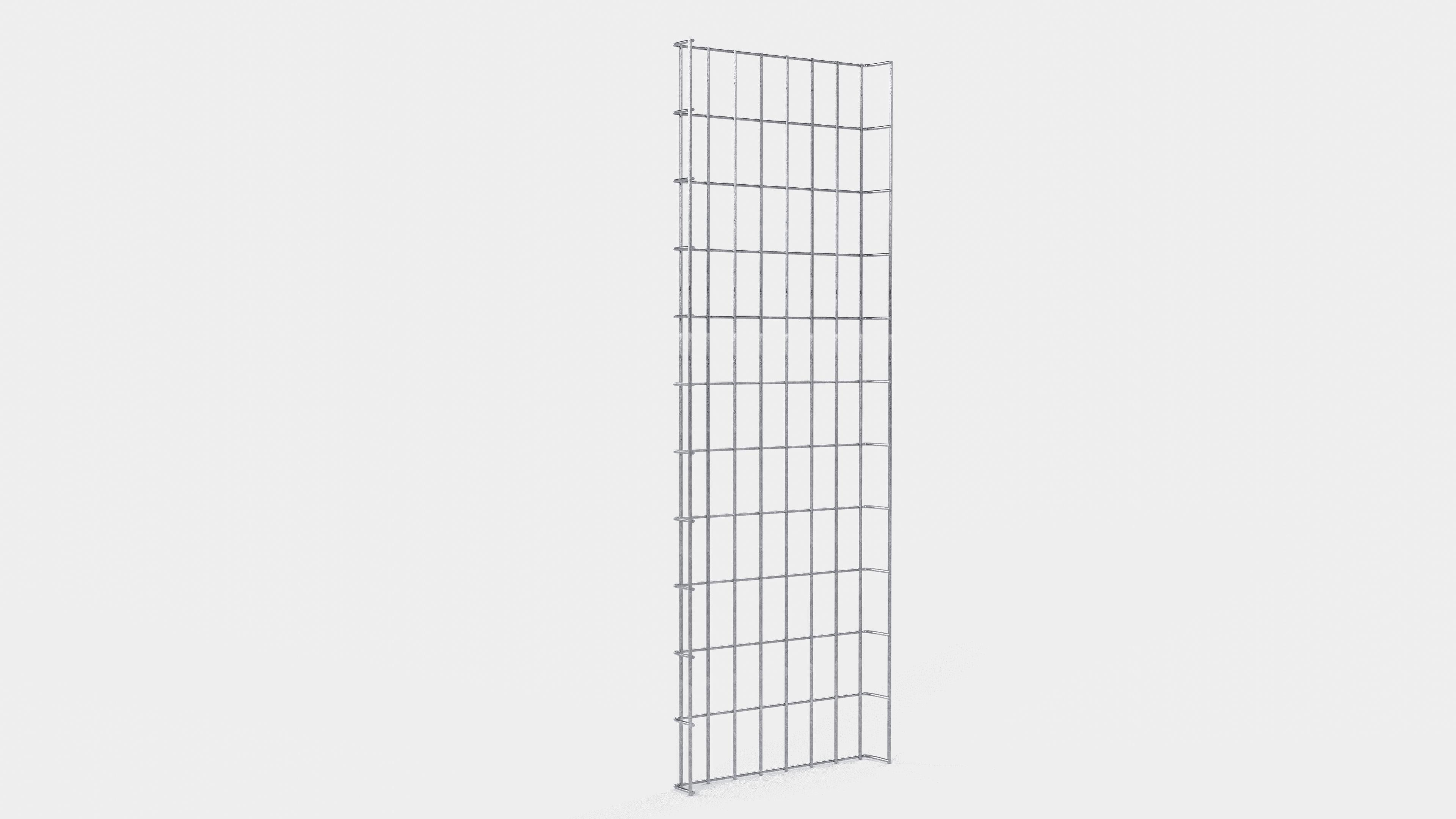 Treillis hauteur 110 cm, profondeur 5 cm, mailles 5 x 10 cm