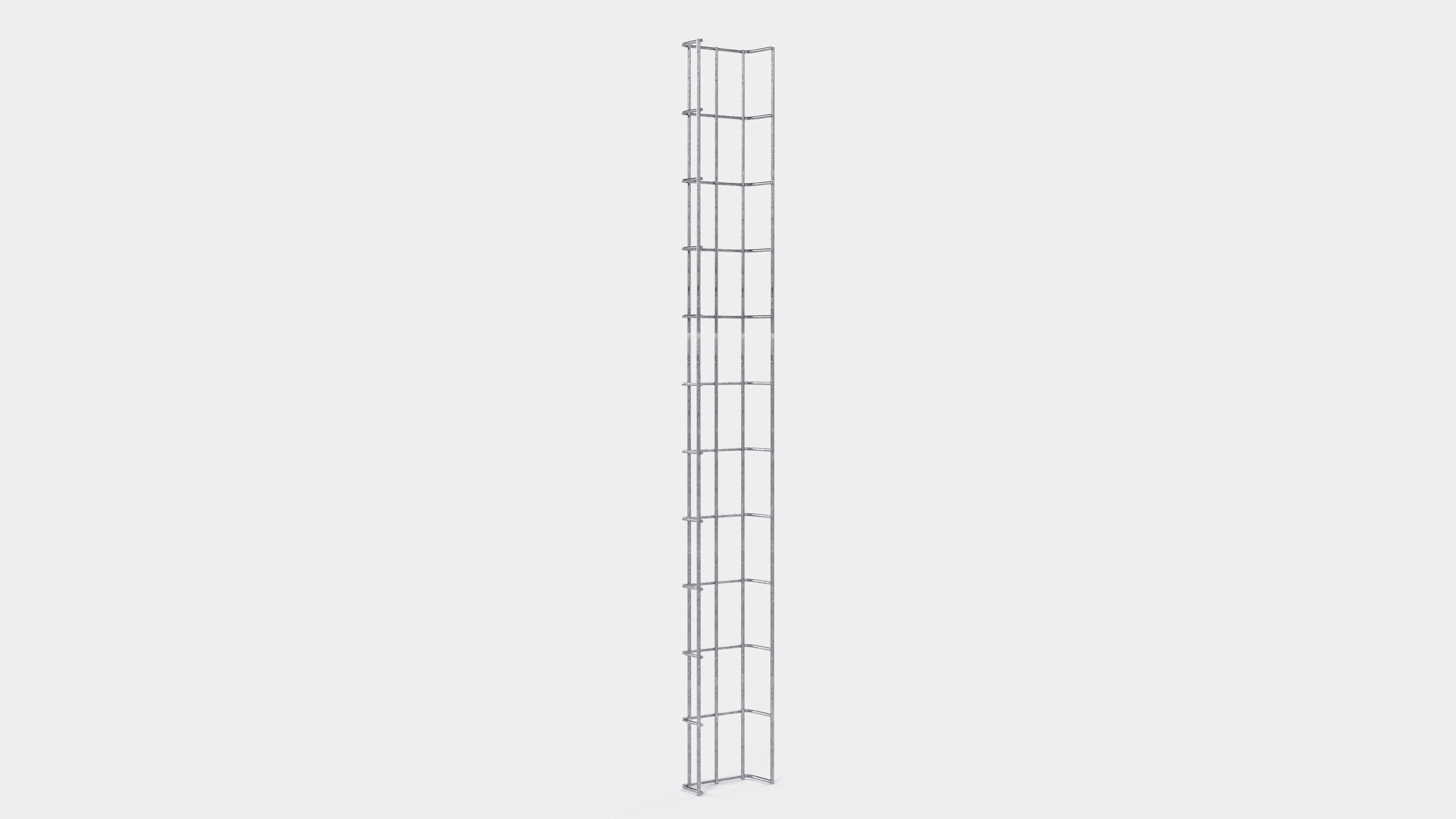 Treillis hauteur 110 cm, profondeur 5 cm, mailles 5 x 10 cm