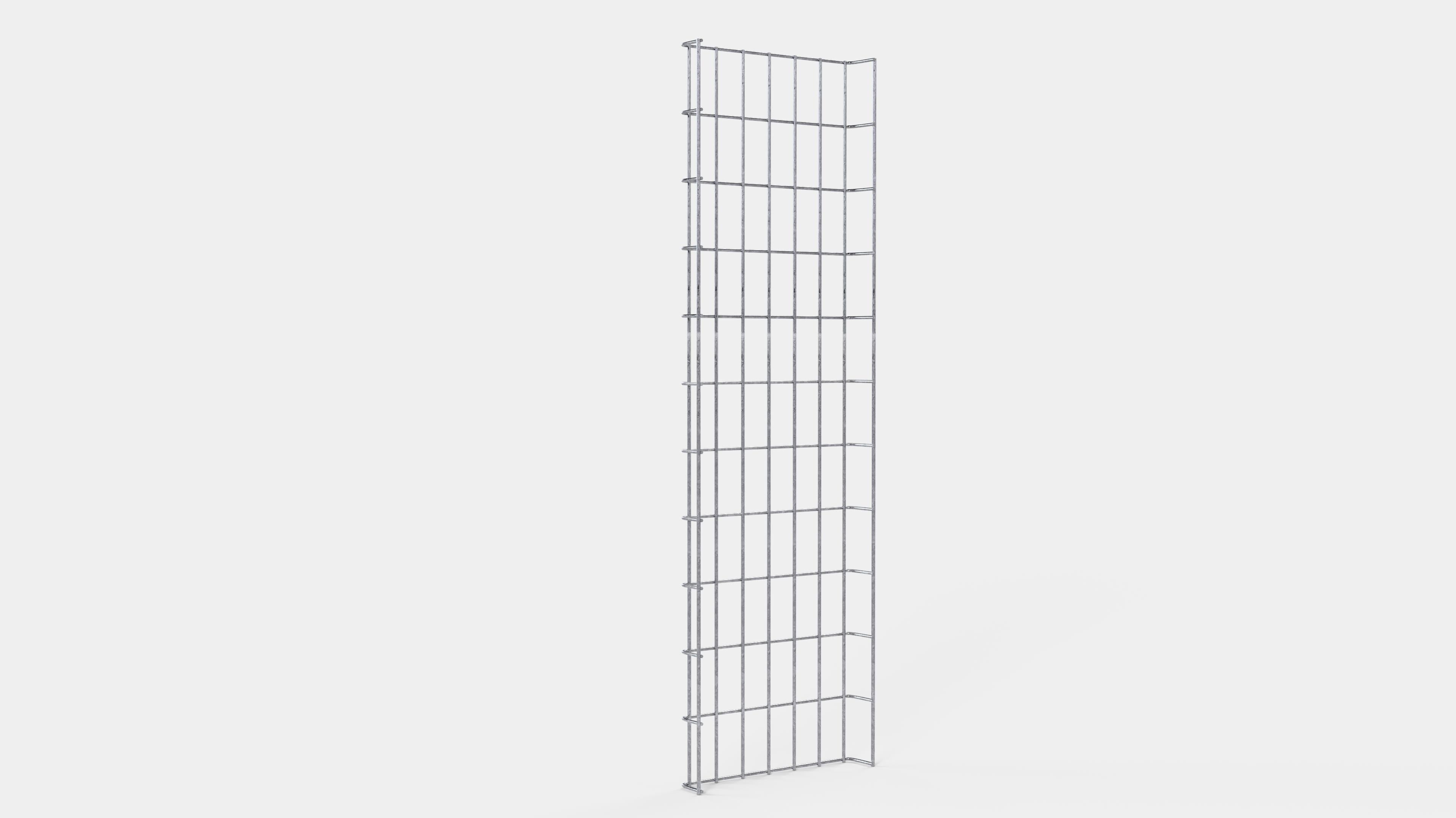 Treillis hauteur 110 cm, profondeur 5 cm, mailles 5 x 10 cm