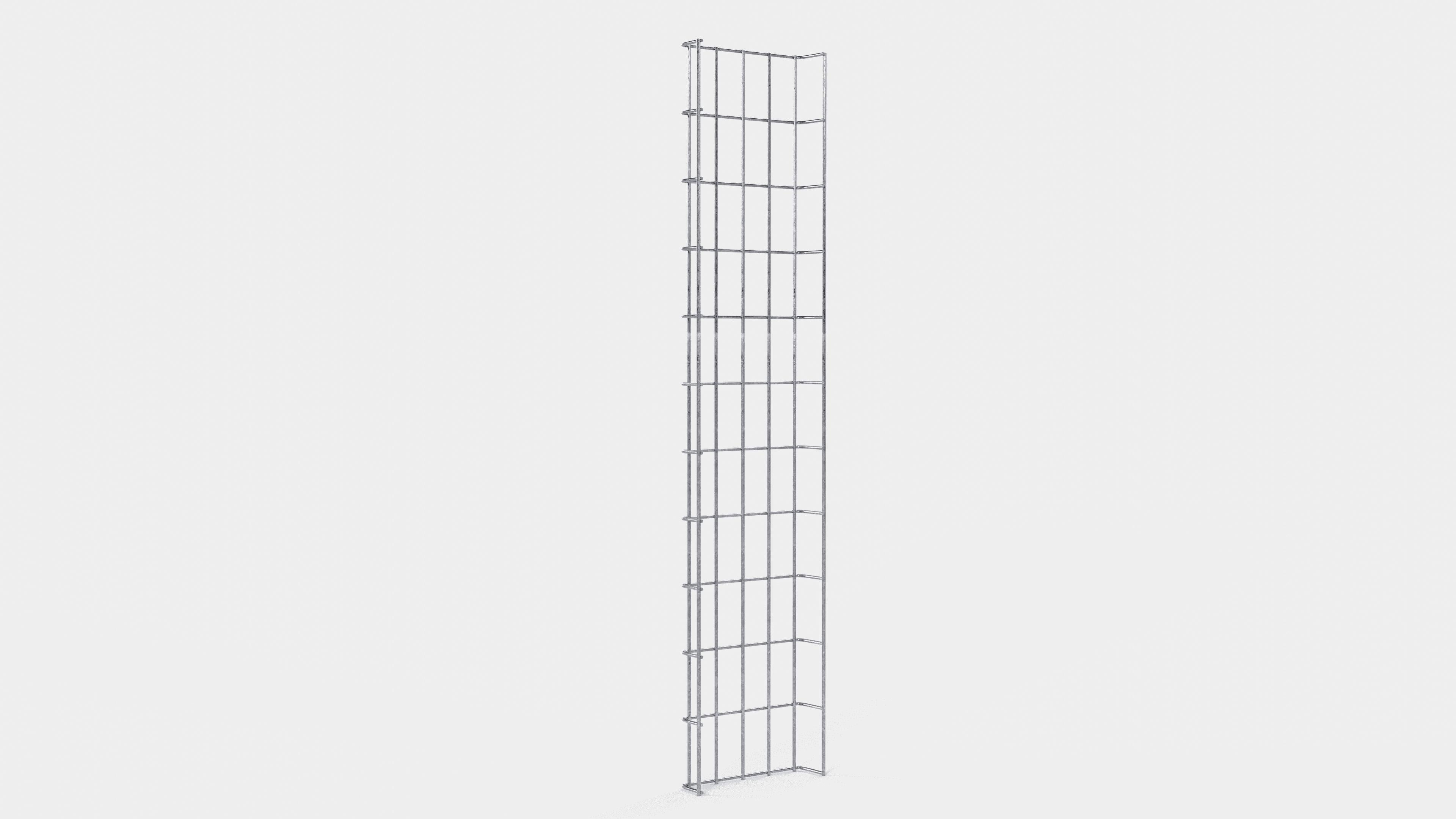 Treillis hauteur 110 cm, profondeur 5 cm, mailles 5 x 10 cm