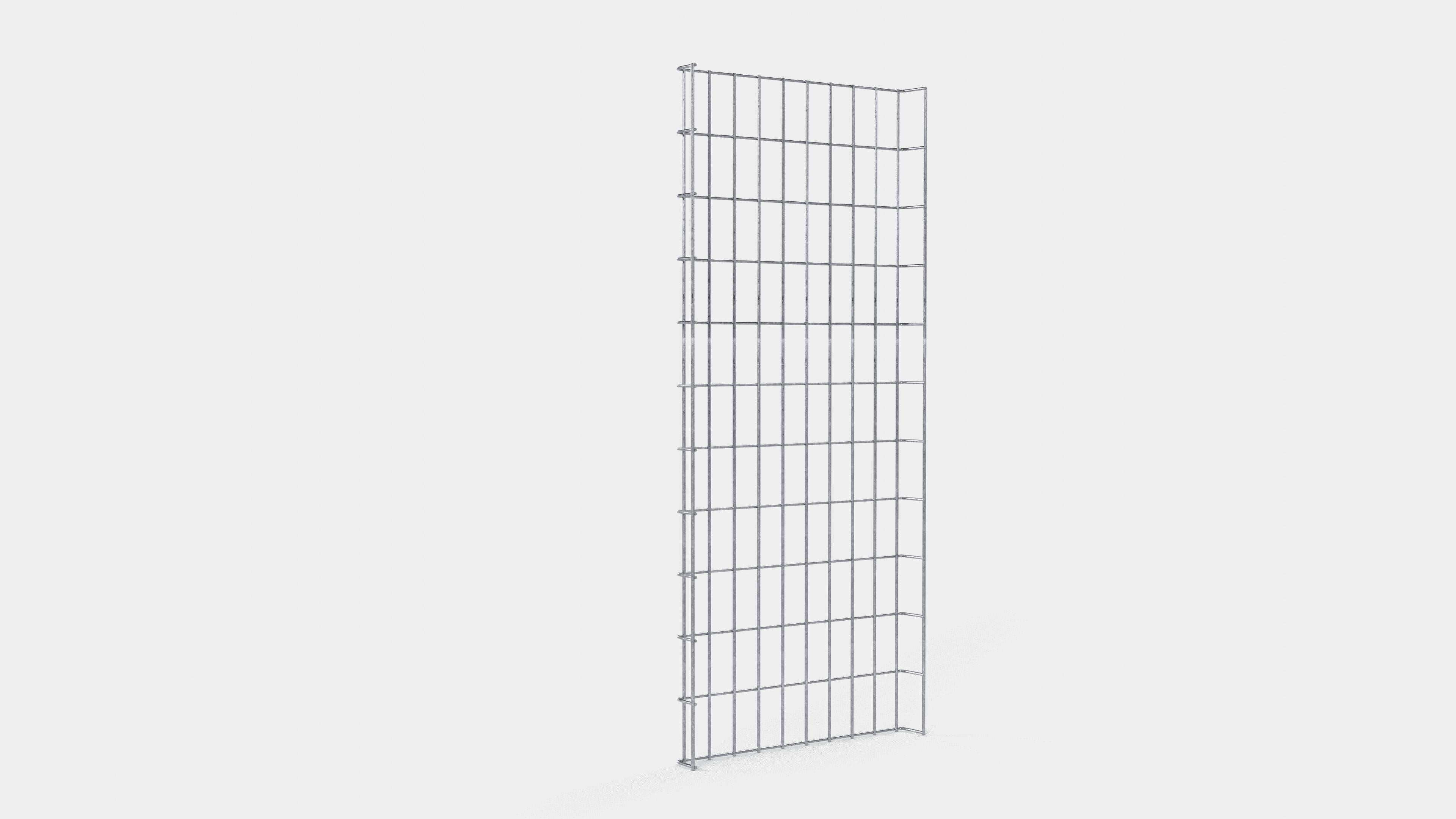Treillis hauteur 110 cm, profondeur 5 cm, mailles 5 x 10 cm