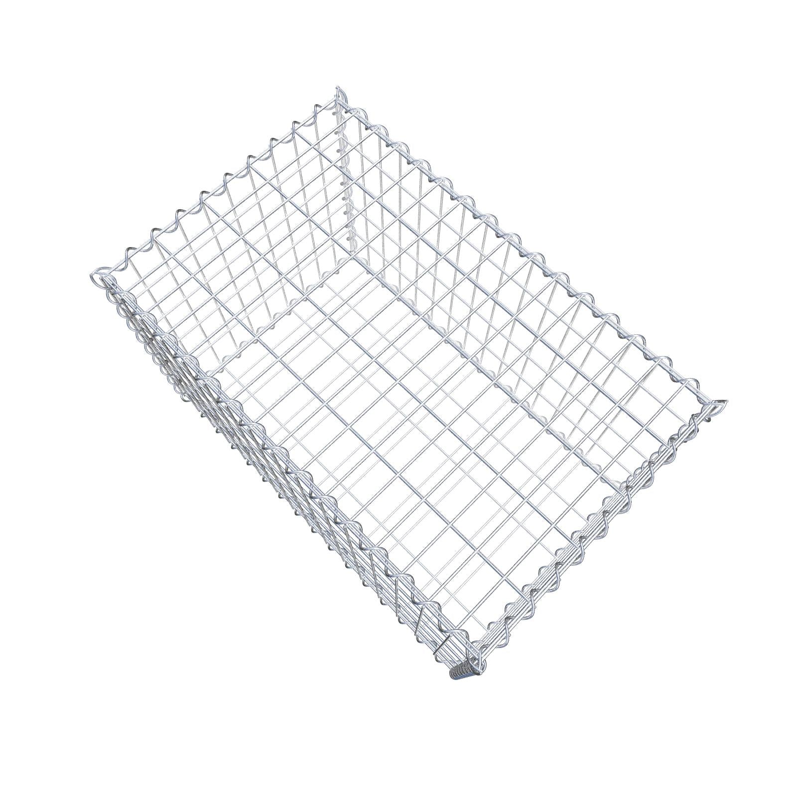 Schanskorf 80 cm x 50 cm x 50 cm (L x H x D), maaswijdte 5 cm x 10 cm, spiraal
