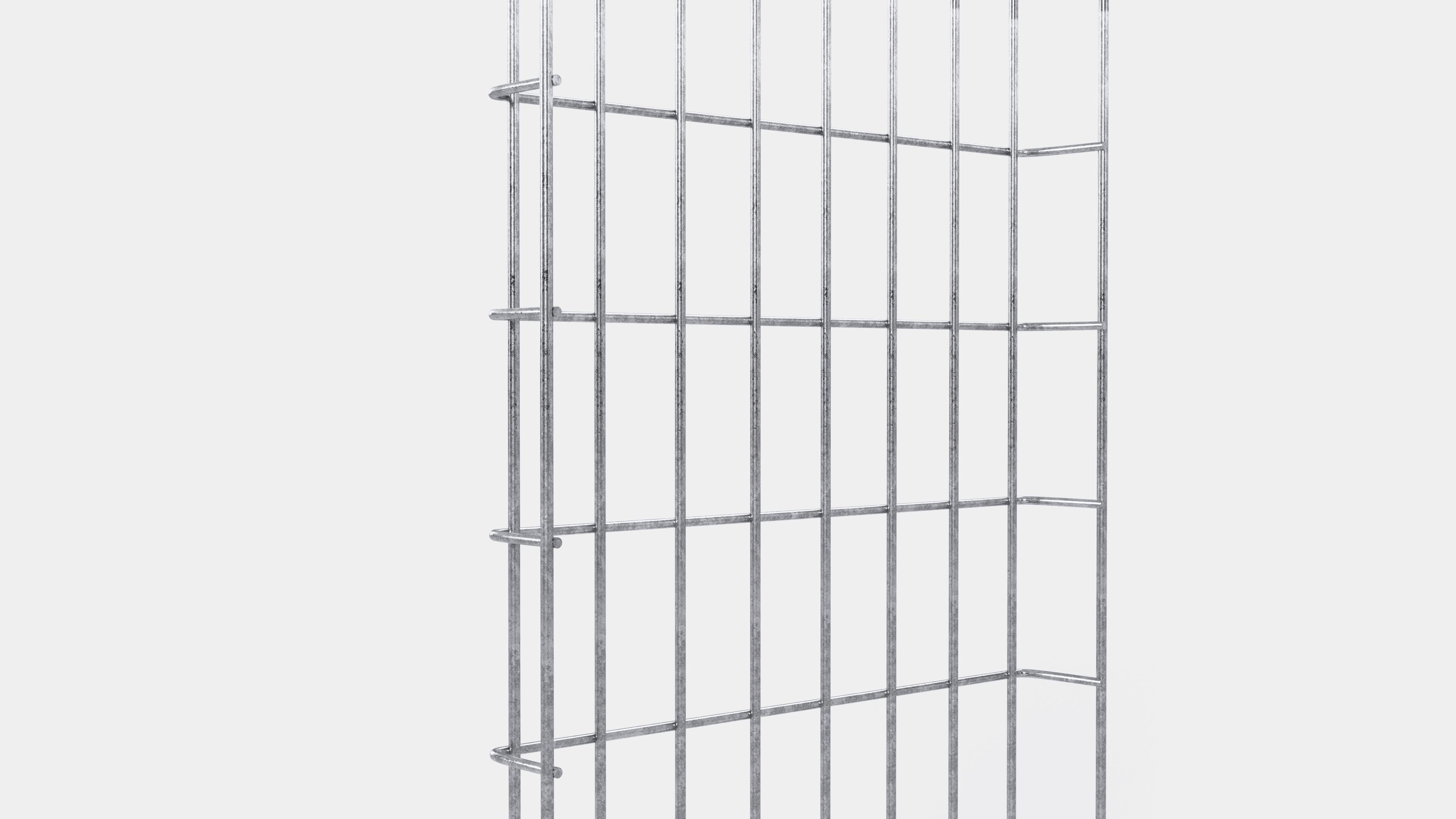 Treillis hauteur 110 cm, profondeur 5 cm, mailles 5 x 10 cm