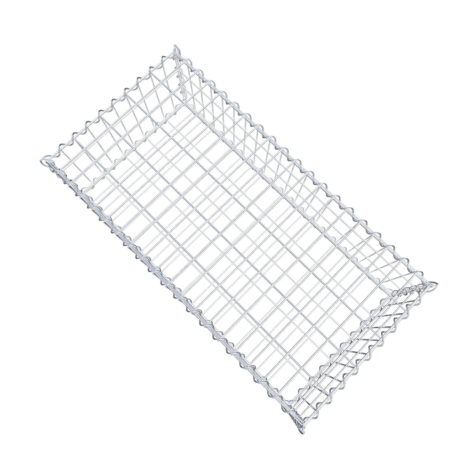 Gabione 100 cm x 30 cm x 50 cm (L x H x T), Maschenweite 5 cm x 10 cm, Spirale