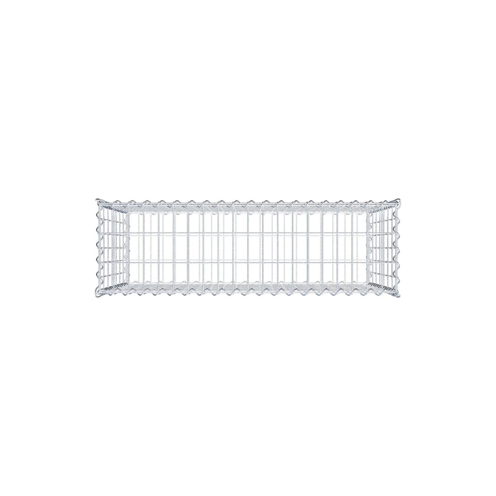 Gabion 100 cm x 70 cm x 30 cm (L x H x P), mailles 5 cm x 10 cm, spirale