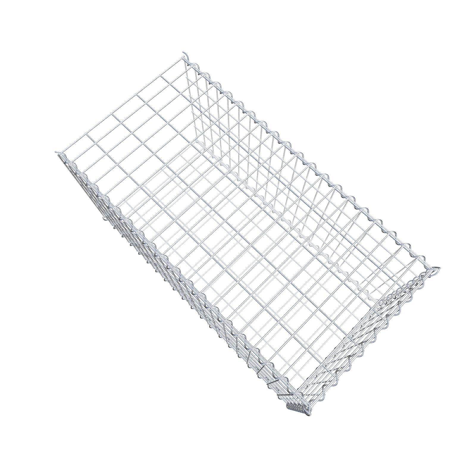 Extra gabion typ 2 100 cm x 50 cm x 50 cm (L x H x D), maskstorlek 5 cm x 10 cm, spiral