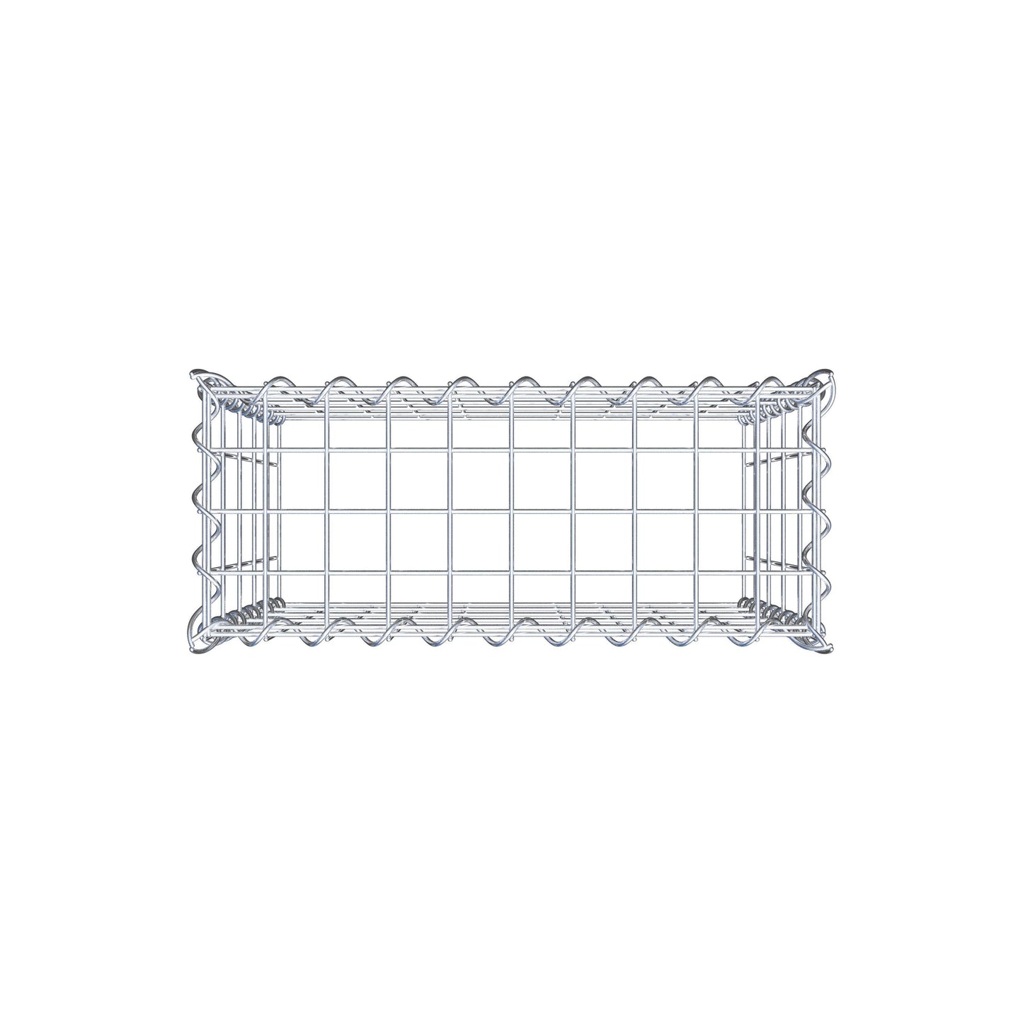 Anbaugabione Typ 3 50 cm x 50 cm x 20 cm (L x H x T), Maschenweite 5 cm x 10 cm, Spirale