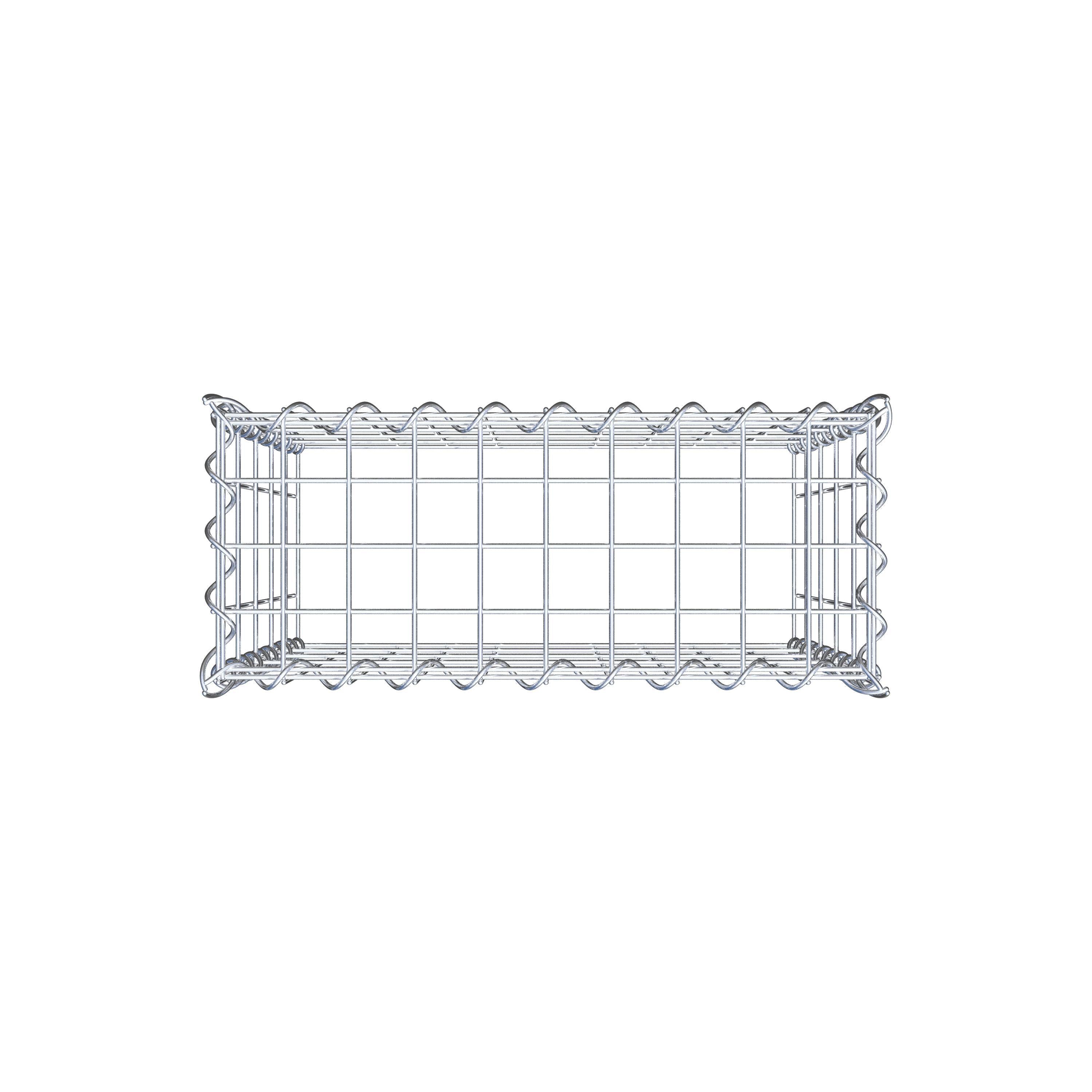 Påväxt gabion typ 3 50 cm x 50 cm x 20 cm (L x H x D), maskstorlek 5 cm x 10 cm, spiral