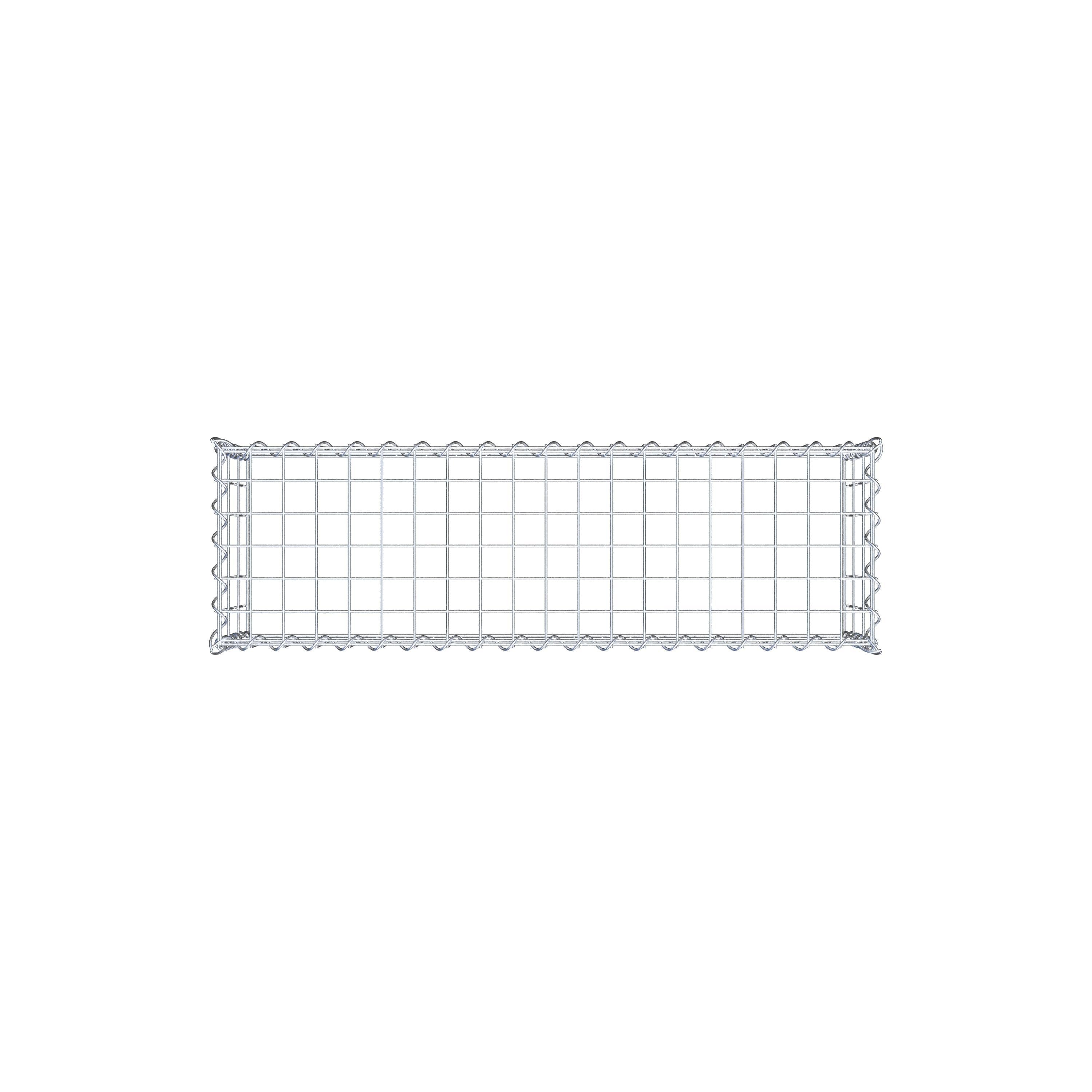 Påväxt gabion typ 3 100 cm x 30 cm x 30 cm (L x H x D), maskstorlek 5 cm x 10 cm, spiral
