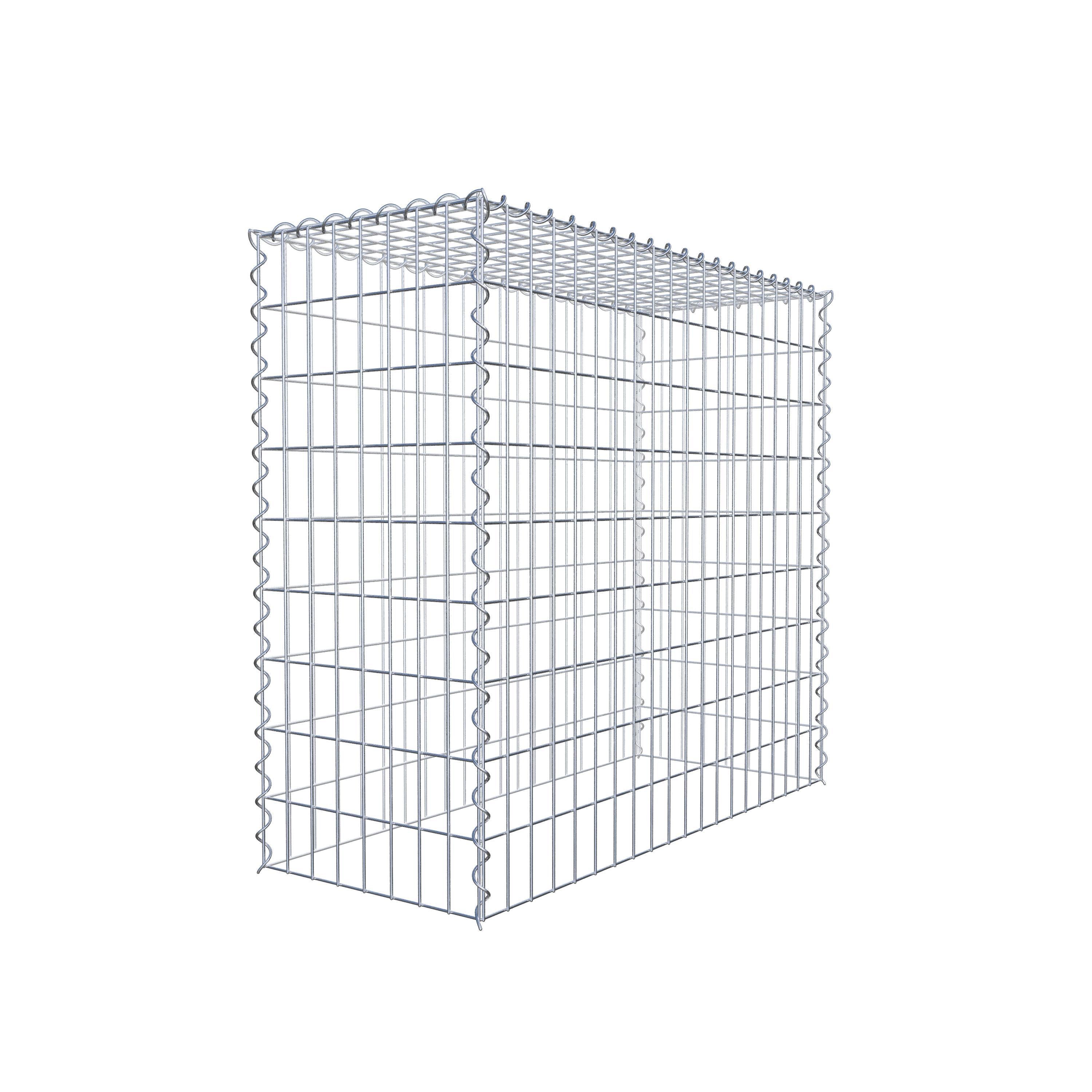 Extra gabion typ 3 100 cm x 90 cm x 40 cm (L x H x D), maskstorlek 5 cm x 10 cm, spiral