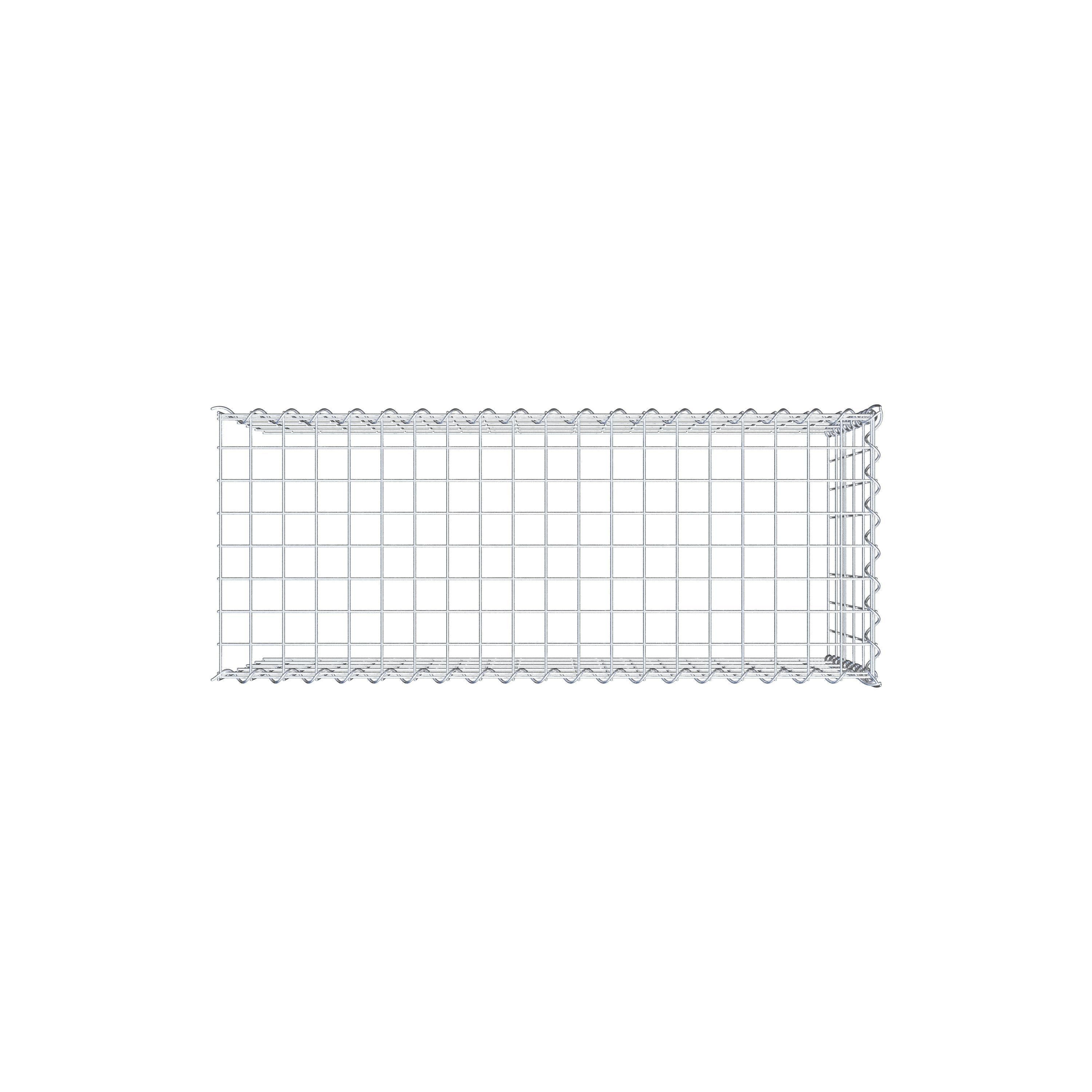 Gavión complementario tipo 4 100 cm x 50 cm x 40 cm (L x A x P), malla 5 cm x 10 cm, espiral