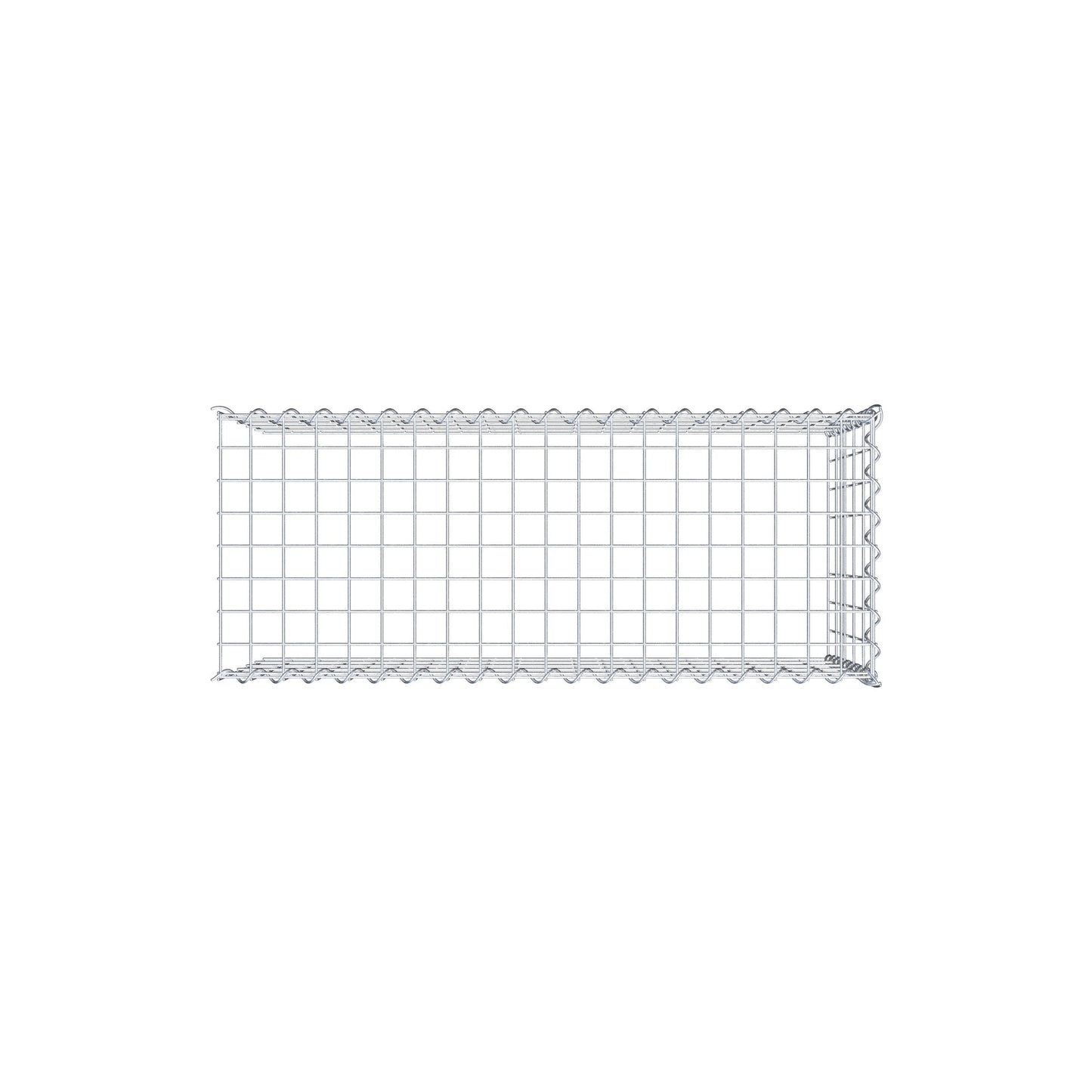 Extra gabion typ 4 100 cm x 50 cm x 40 cm (L x H x D), maskstorlek 5 cm x 10 cm, spiral