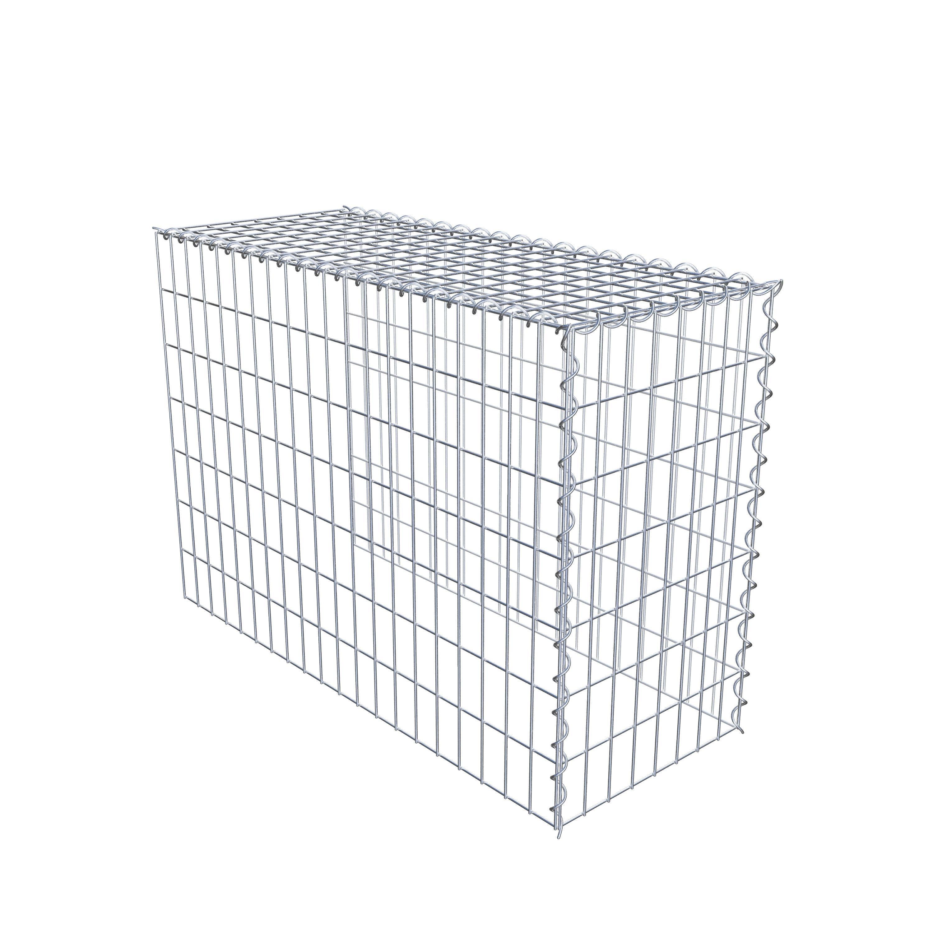 Gabbione aggiuntivo tipo 4 100 cm x 70 cm x 40 cm (L x H x P), maglia 5 cm x 10 cm, spirale