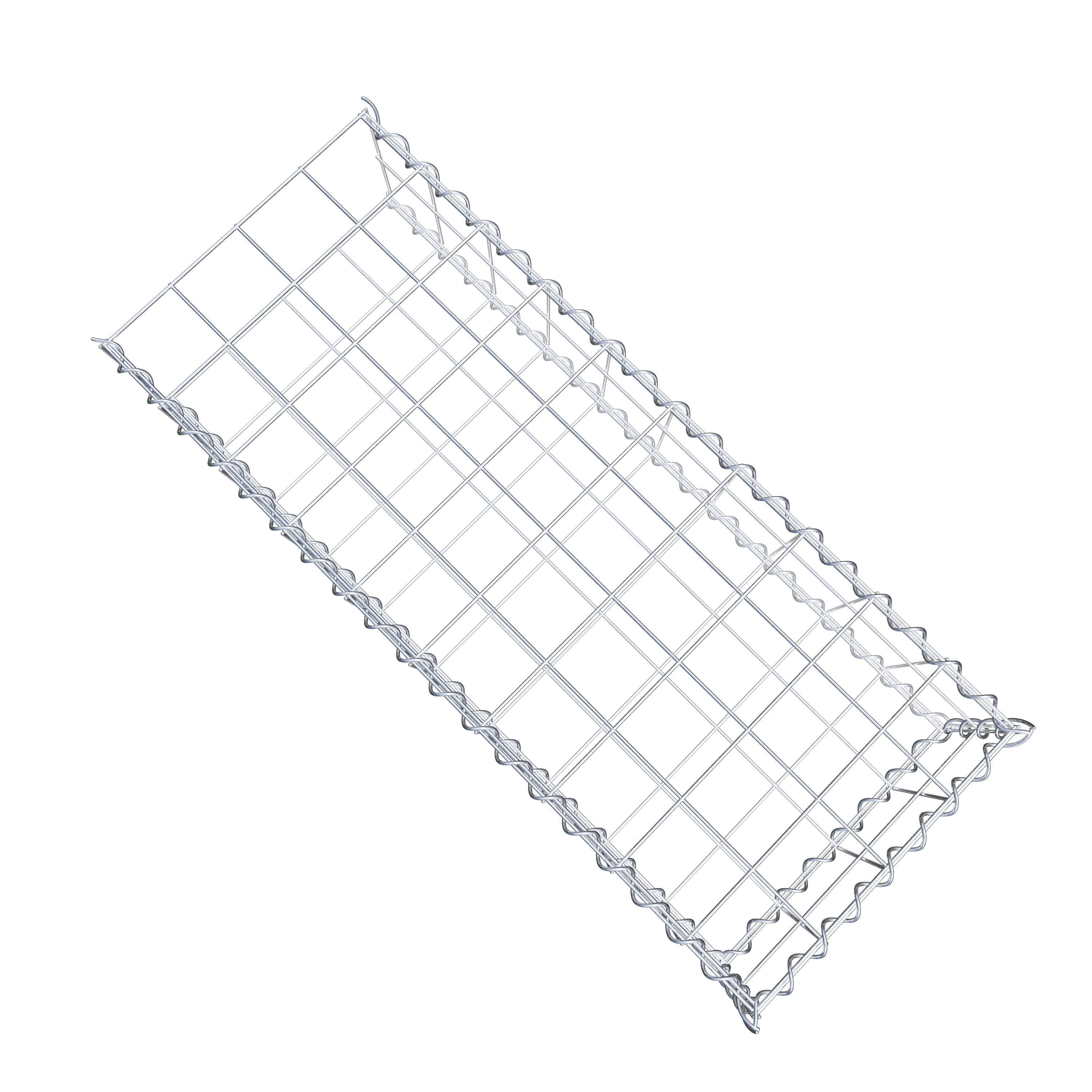 Gabião tipo 2 100 cm x 20 cm x 40 cm (C x A x P), malhagem 10 cm x 10 cm, espiral