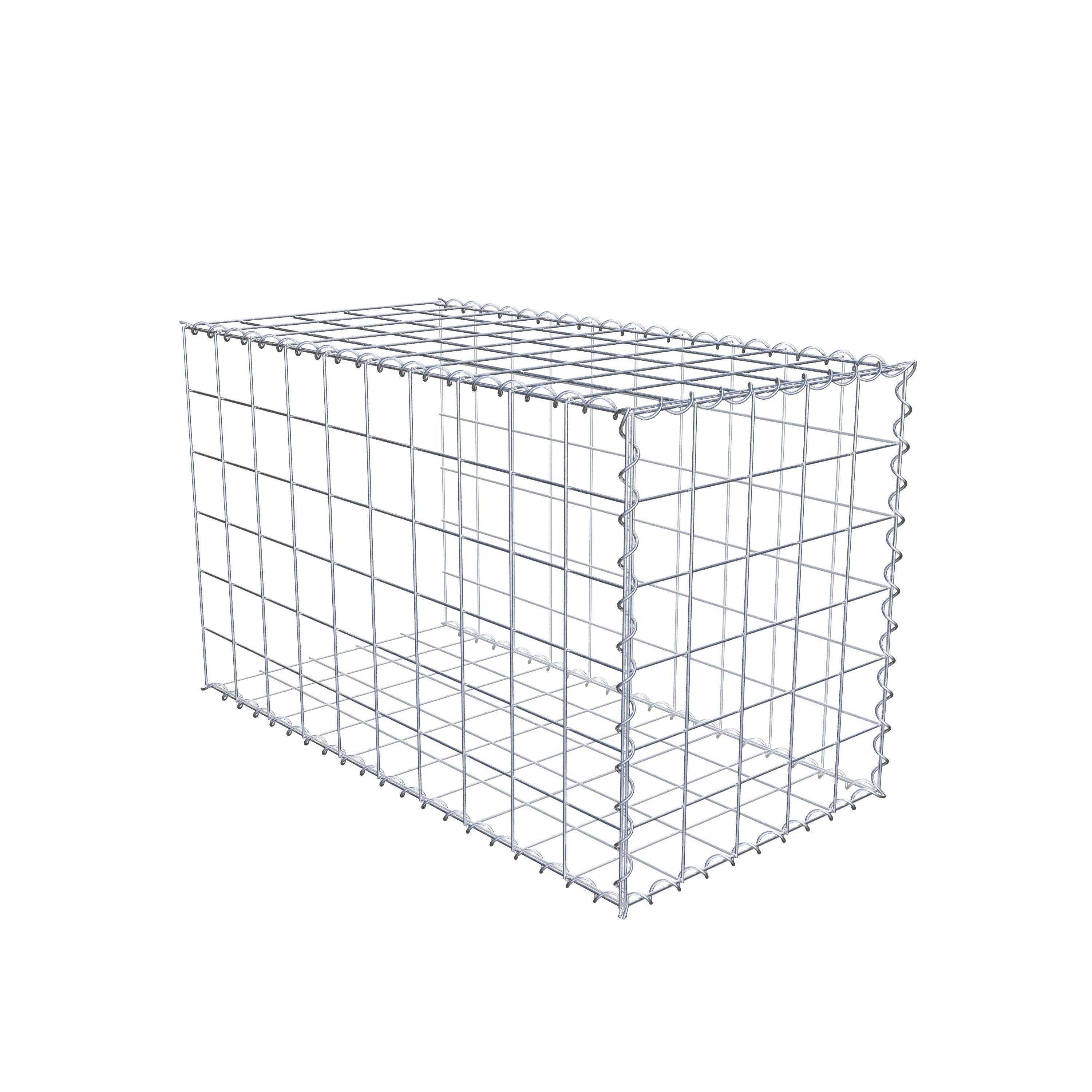Extra gabion typ 2 100 cm x 60 cm x 50 cm (L x H x D), maskstorlek 10 cm x 10 cm, spiral