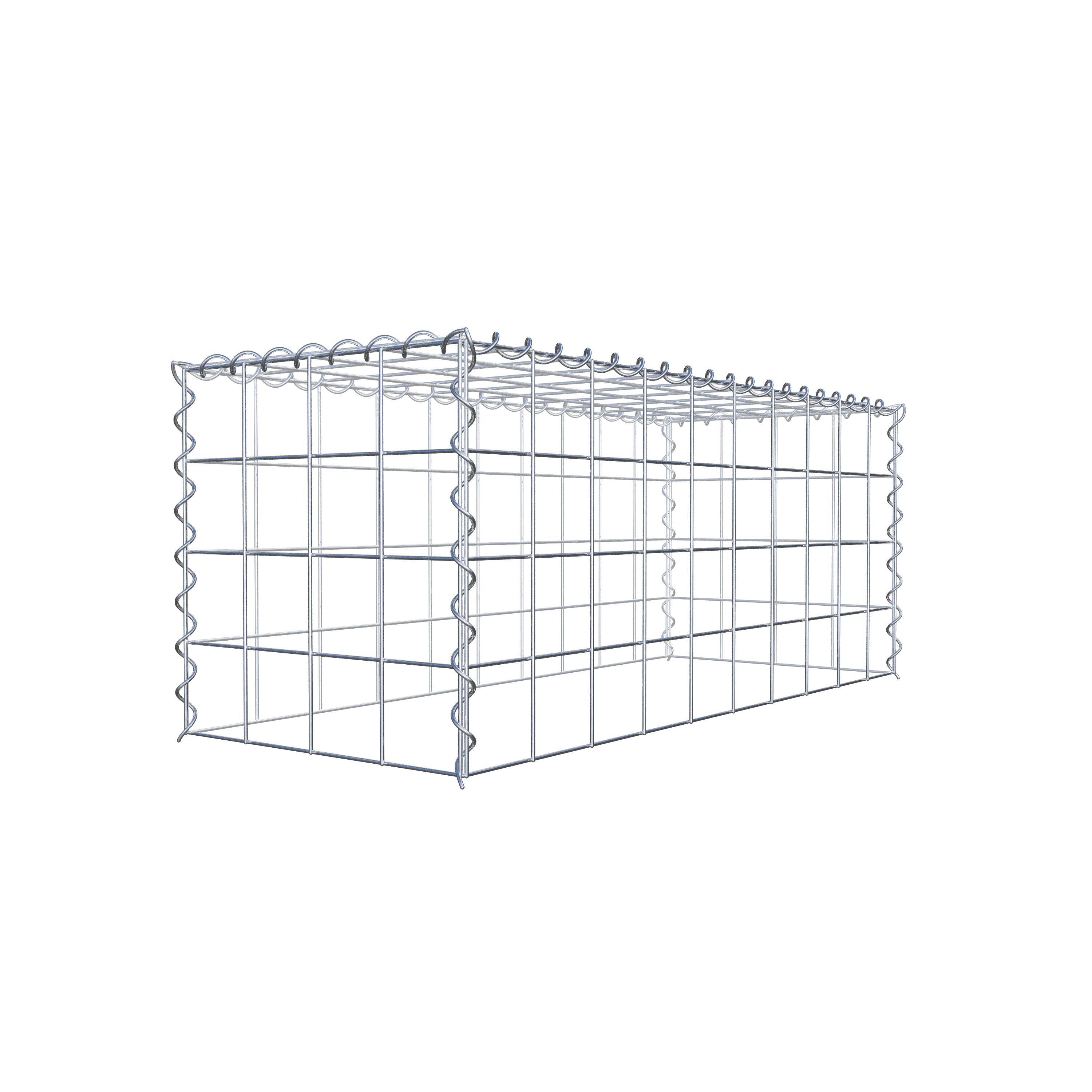 Extra gabion typ 3 100 cm x 40 cm x 40 cm (L x H x D), maskstorlek 10 cm x 10 cm, spiral