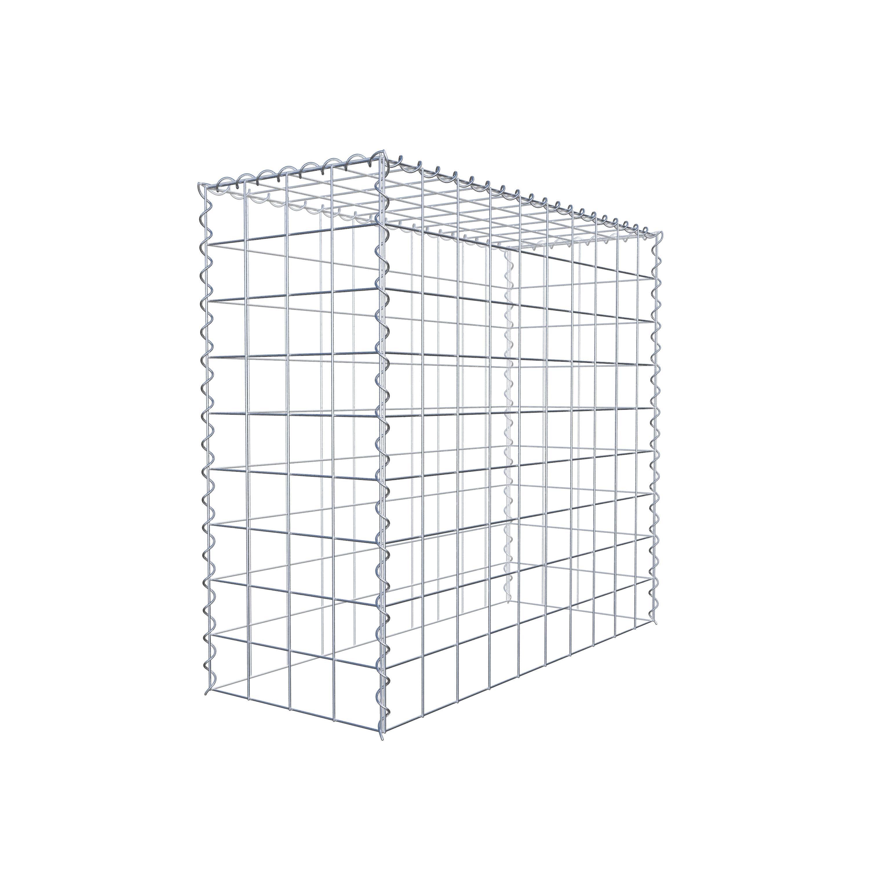 Extra gabion typ 3 100 cm x 90 cm x 40 cm (L x H x D), maskstorlek 10 cm x 10 cm, spiral