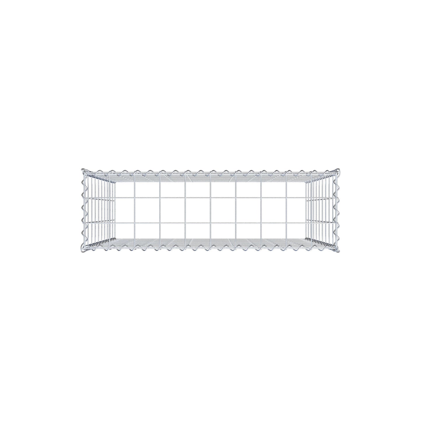 Extra gabion typ 3 100 cm x 100 cm x 30 cm (L x H x D), maskstorlek 10 cm x 10 cm, spiral