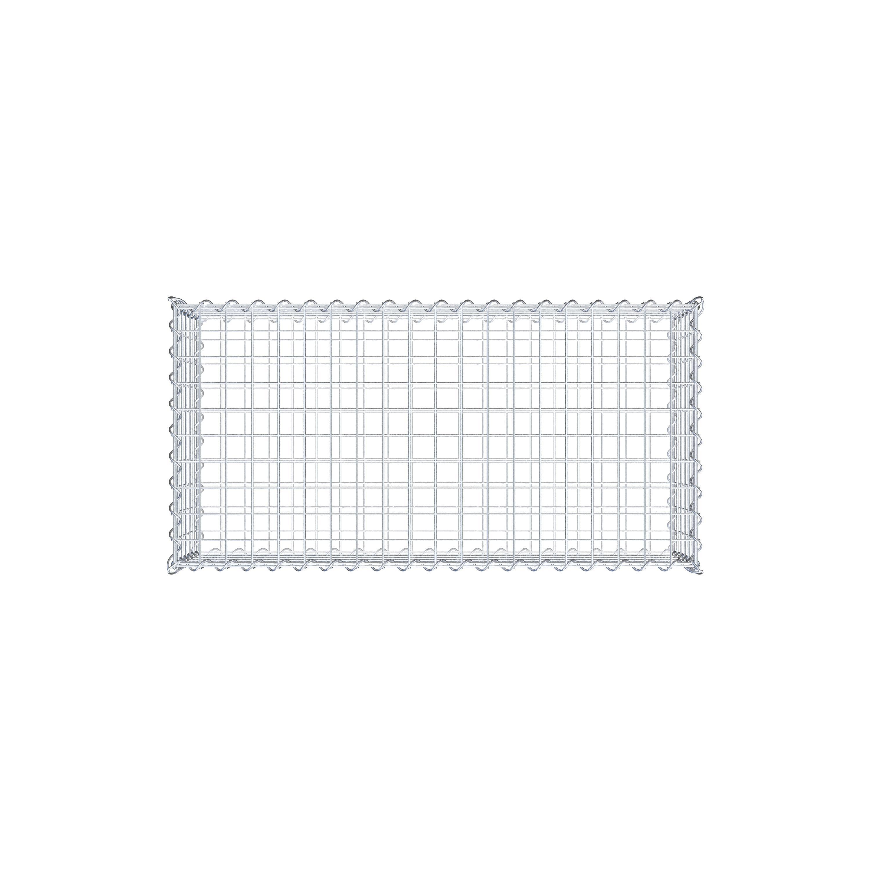 Gabion 100 cm x 30 cm x 50 cm (L x H x P), mailles 5 cm x 5 cm, spirale