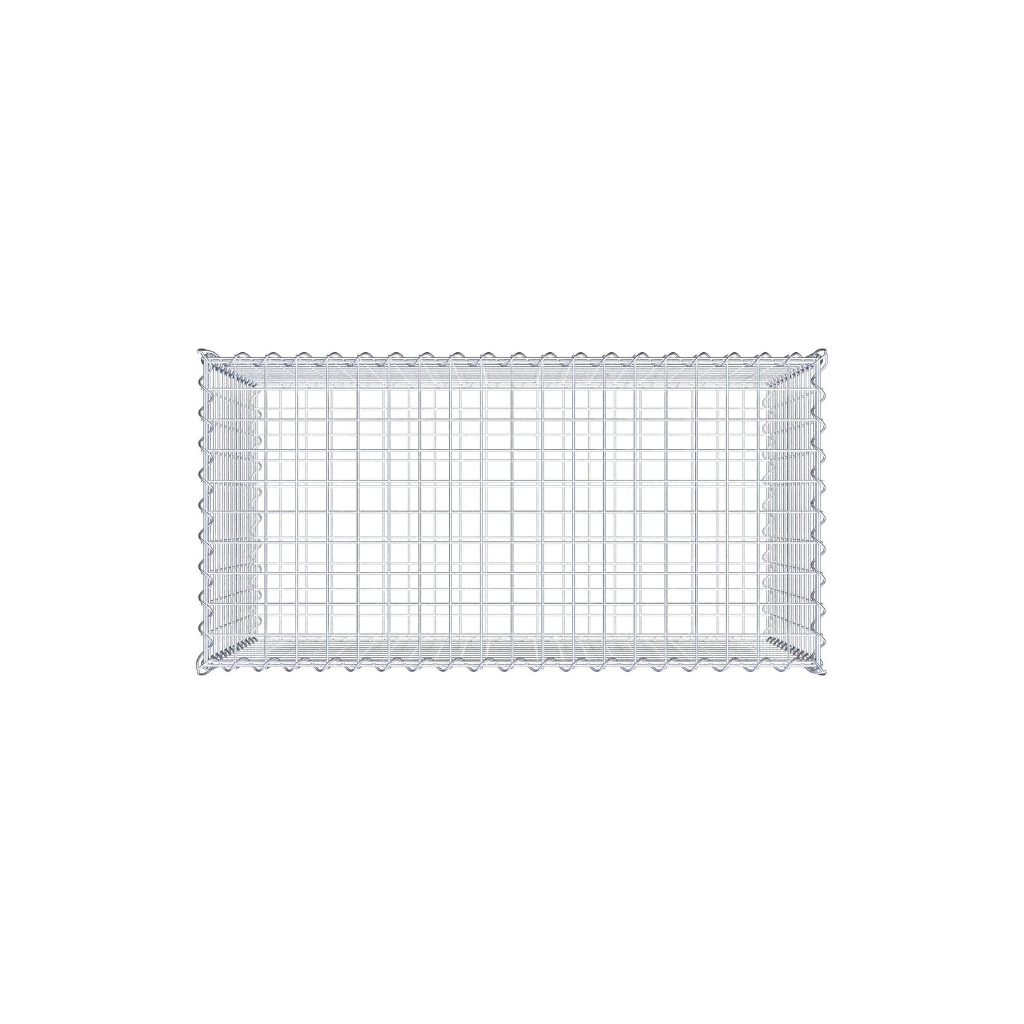 Gabion 100 cm x 60 cm x 50 cm (L x H x D), mesh size 5 cm x 5 cm, spiral