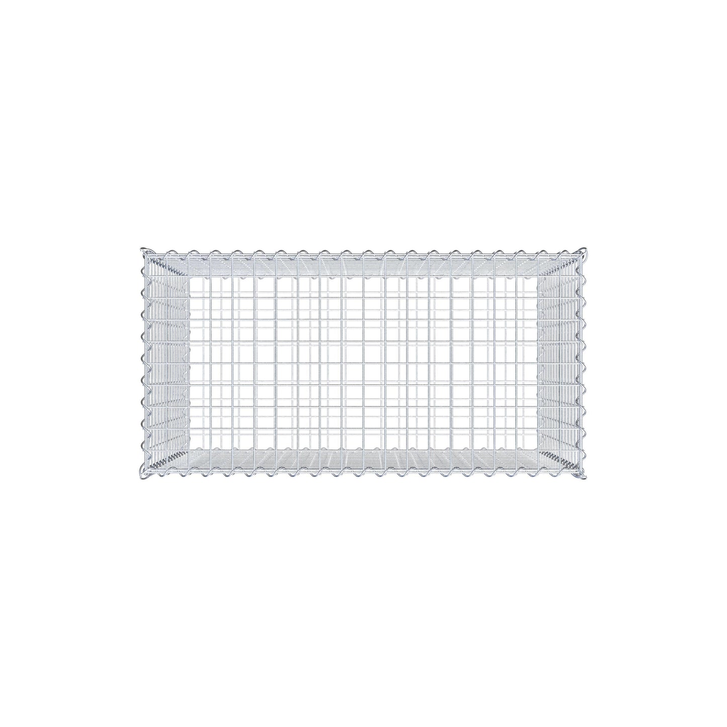 Gabion 100 cm x 70 cm x 50 cm (L x H x P), mailles 5 cm x 5 cm, spirale
