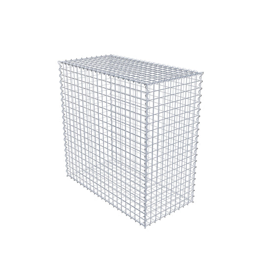 Gabião 100 cm x 100 cm x 50 cm (C x A x P), malhagem 5 cm x 5 cm, espiral