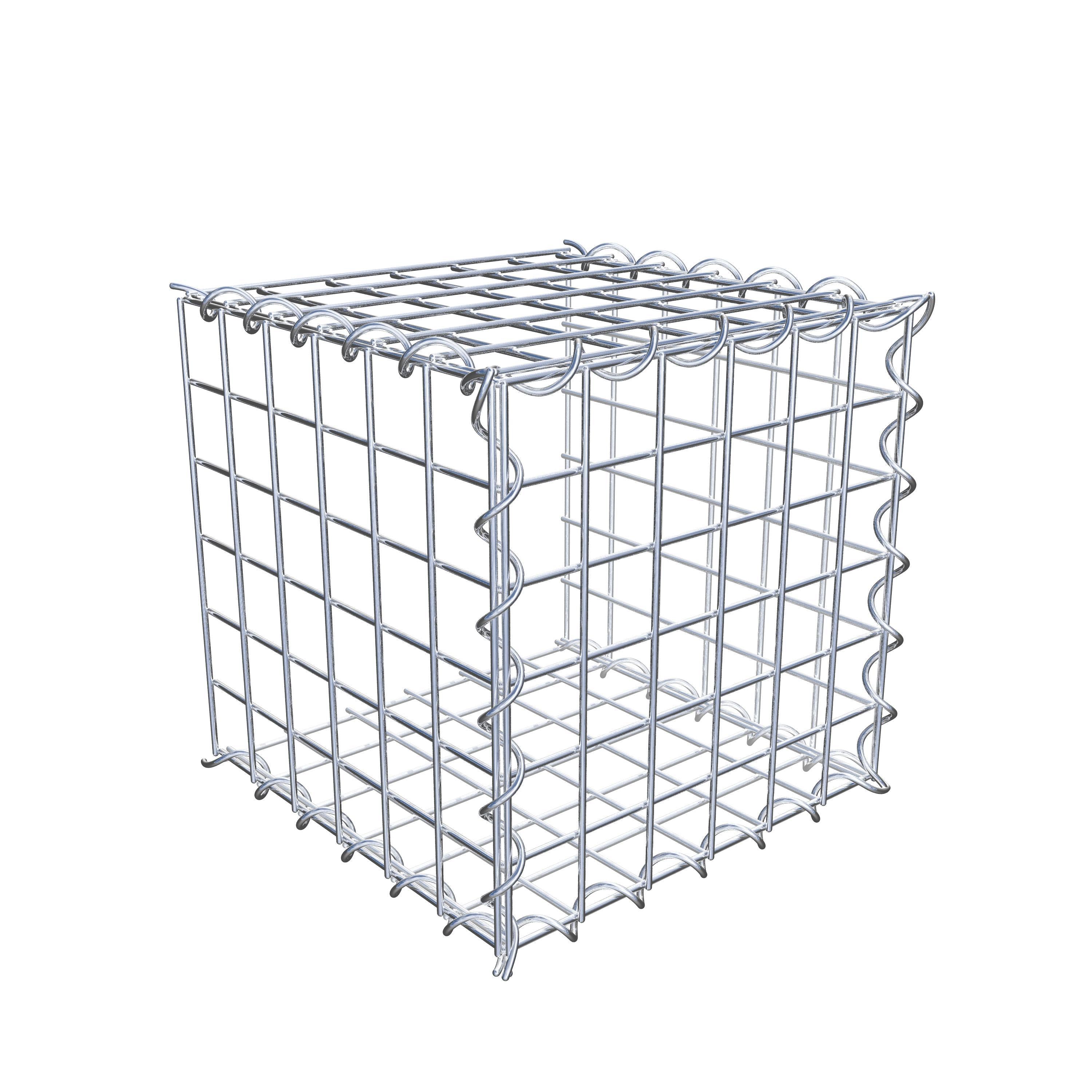 Extra gabion typ 2 30 cm x 30 cm x 30 cm (L x H x D), maskstorlek 5 cm x 5 cm, spiral