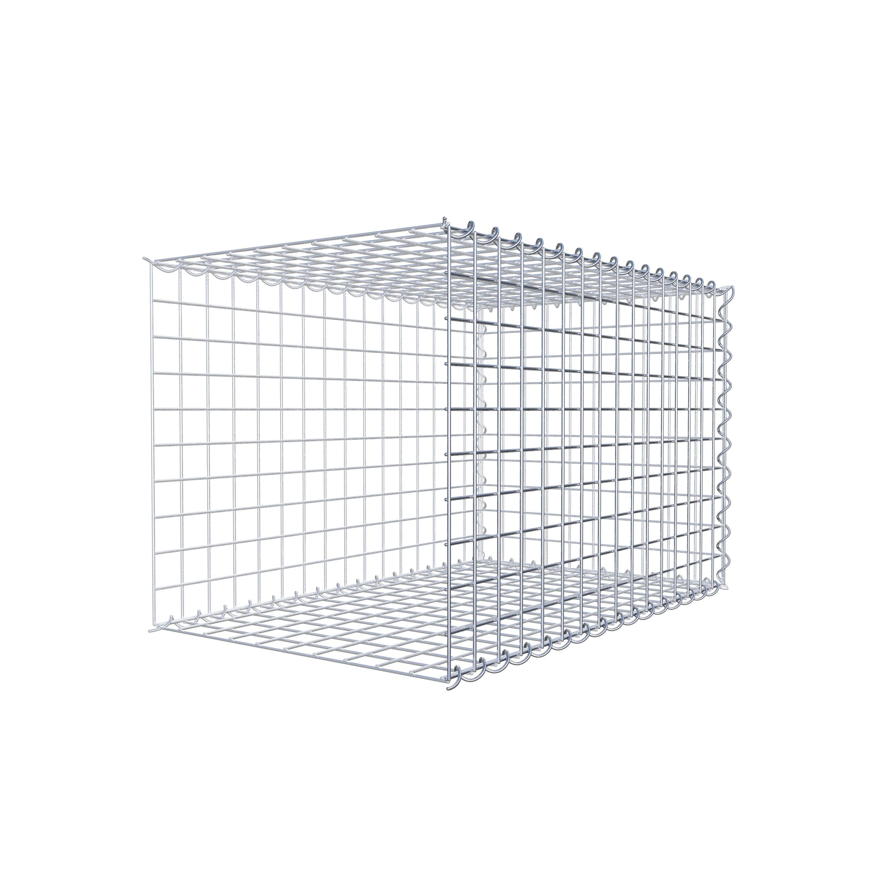 Gavión complementario tipo 2 80 cm x 50 cm x 50 cm (L x A x P), malla 5 cm x 5 cm, espiral