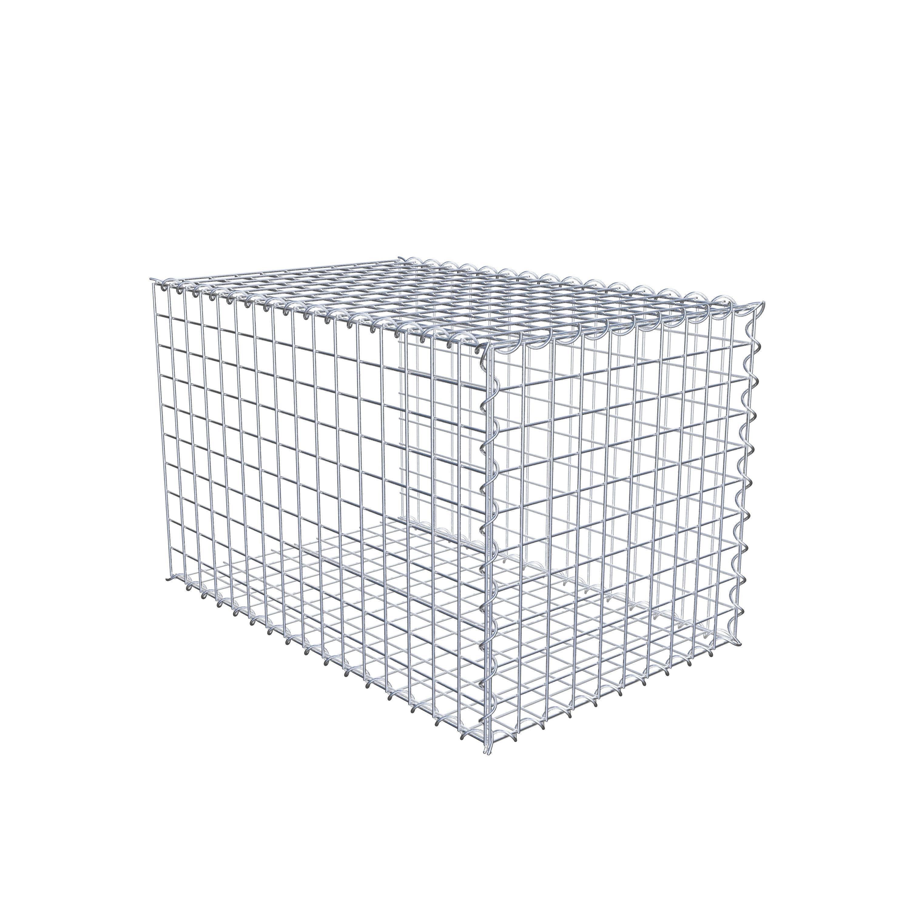 Gavión complementario tipo 2 80 cm x 50 cm x 50 cm (L x A x P), malla 5 cm x 5 cm, espiral