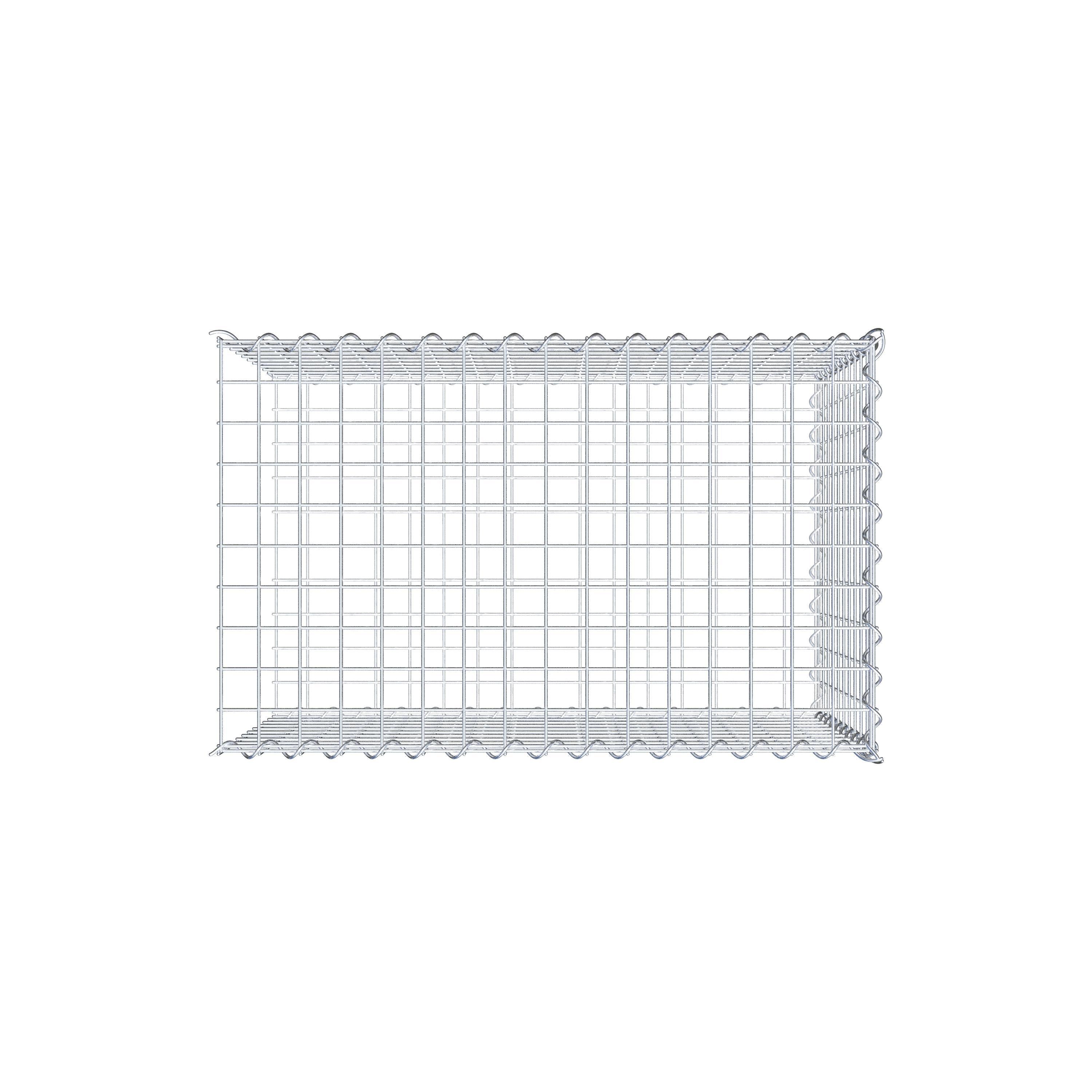 Gavión complementario tipo 2 80 cm x 50 cm x 50 cm (L x A x P), malla 5 cm x 5 cm, espiral