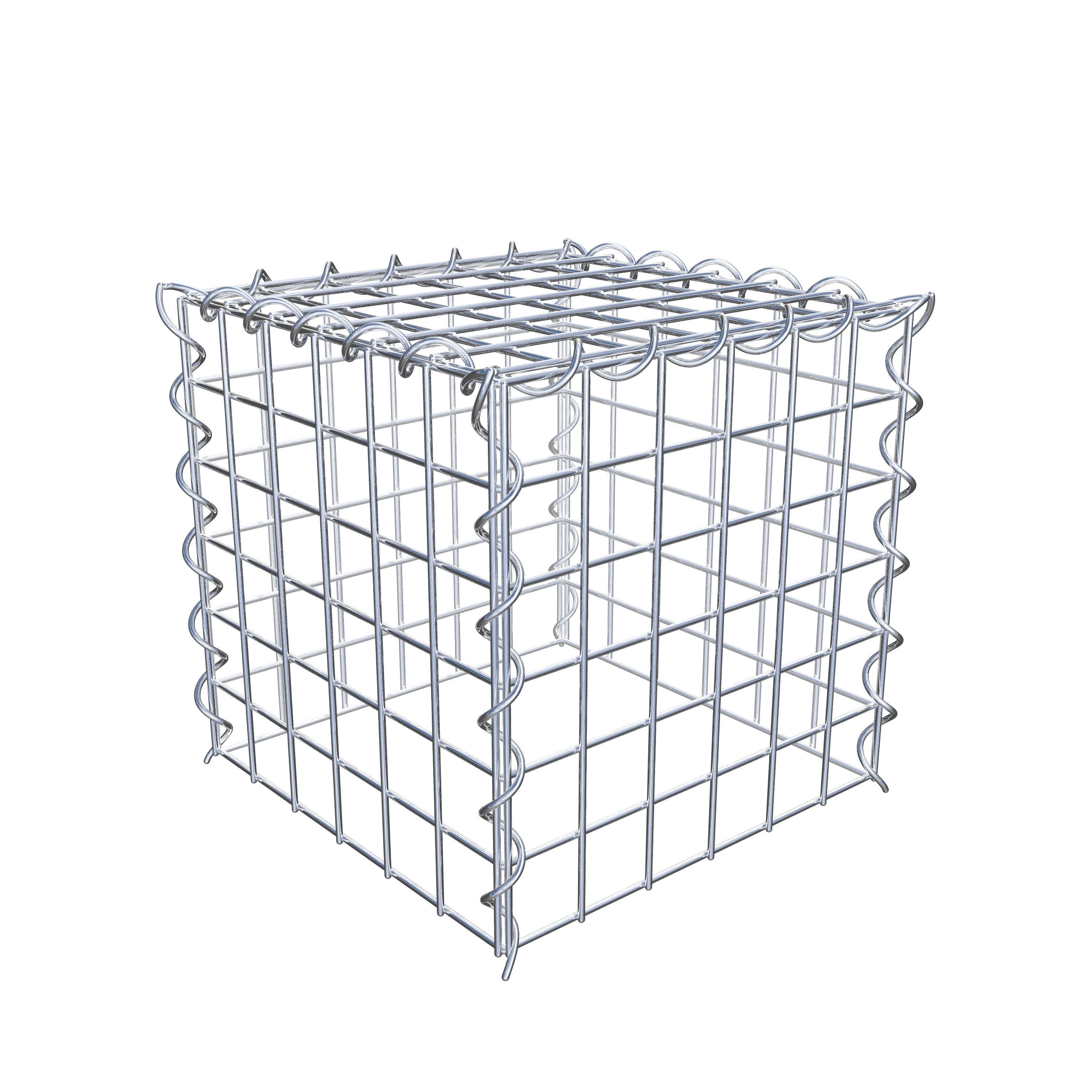 Extra gabion typ 3 30 cm x 30 cm x 30 cm (L x H x D), maskstorlek 5 cm x 5 cm, spiral
