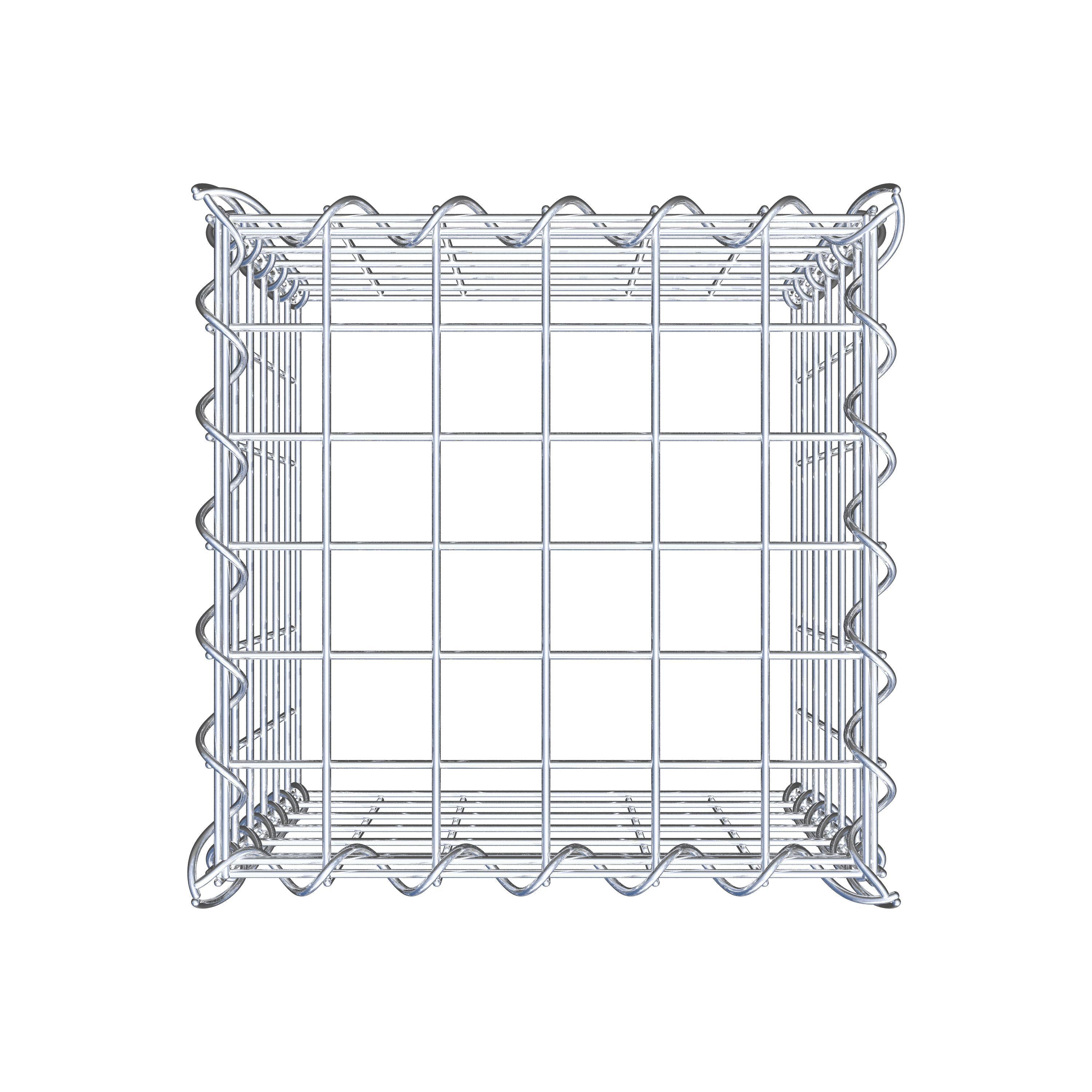 Extra gabion typ 3 30 cm x 30 cm x 30 cm (L x H x D), maskstorlek 5 cm x 5 cm, spiral