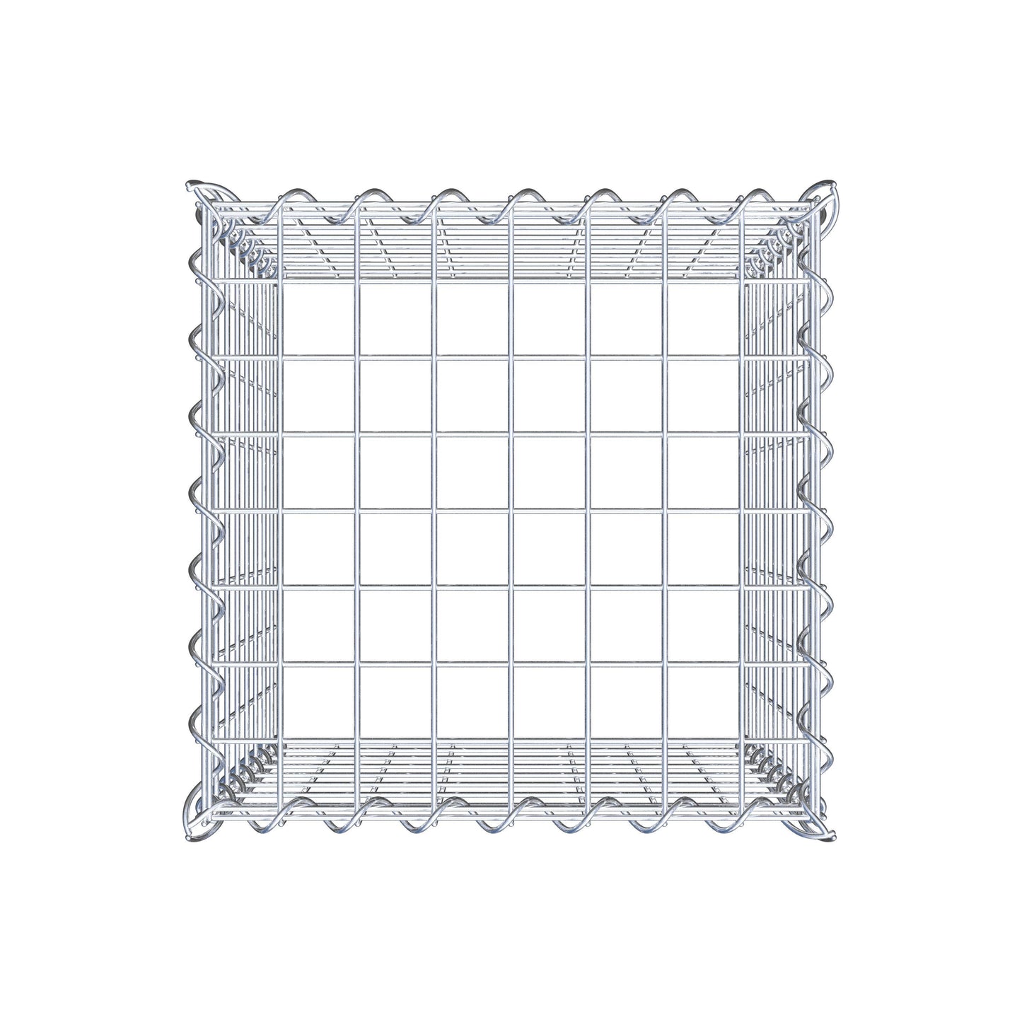 Extra gabion typ 3 40 cm x 40 cm x 40 cm (L x H x D), maskstorlek 5 cm x 5 cm, spiral