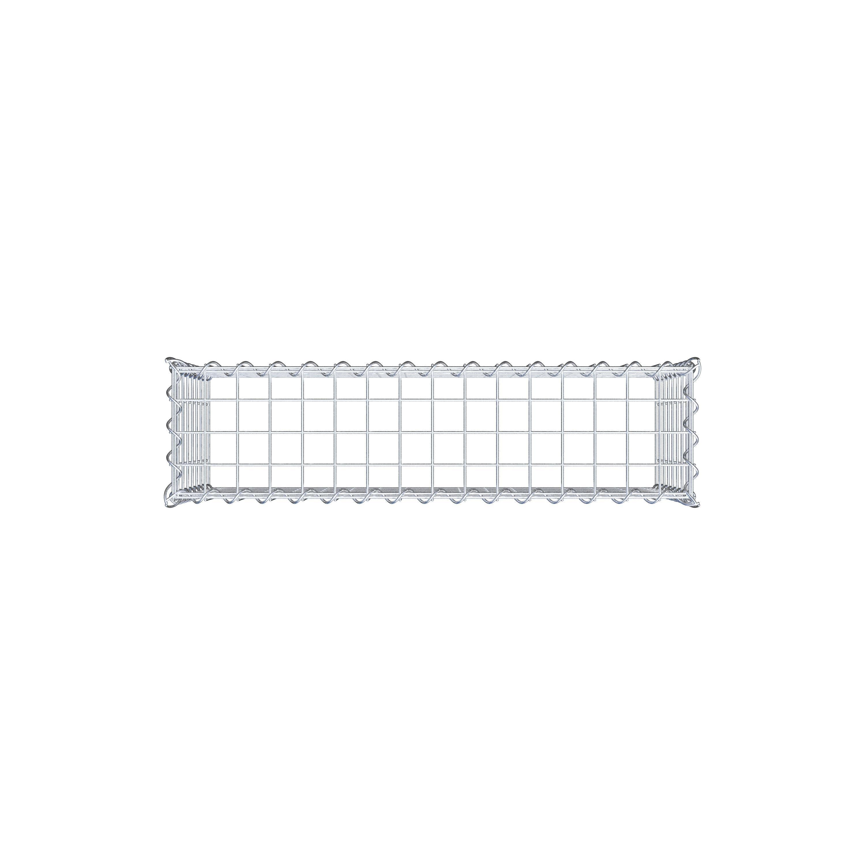 Extra gabion typ 3 80 cm x 40 cm x 20 cm (L x H x D), maskstorlek 5 cm x 5 cm, spiral