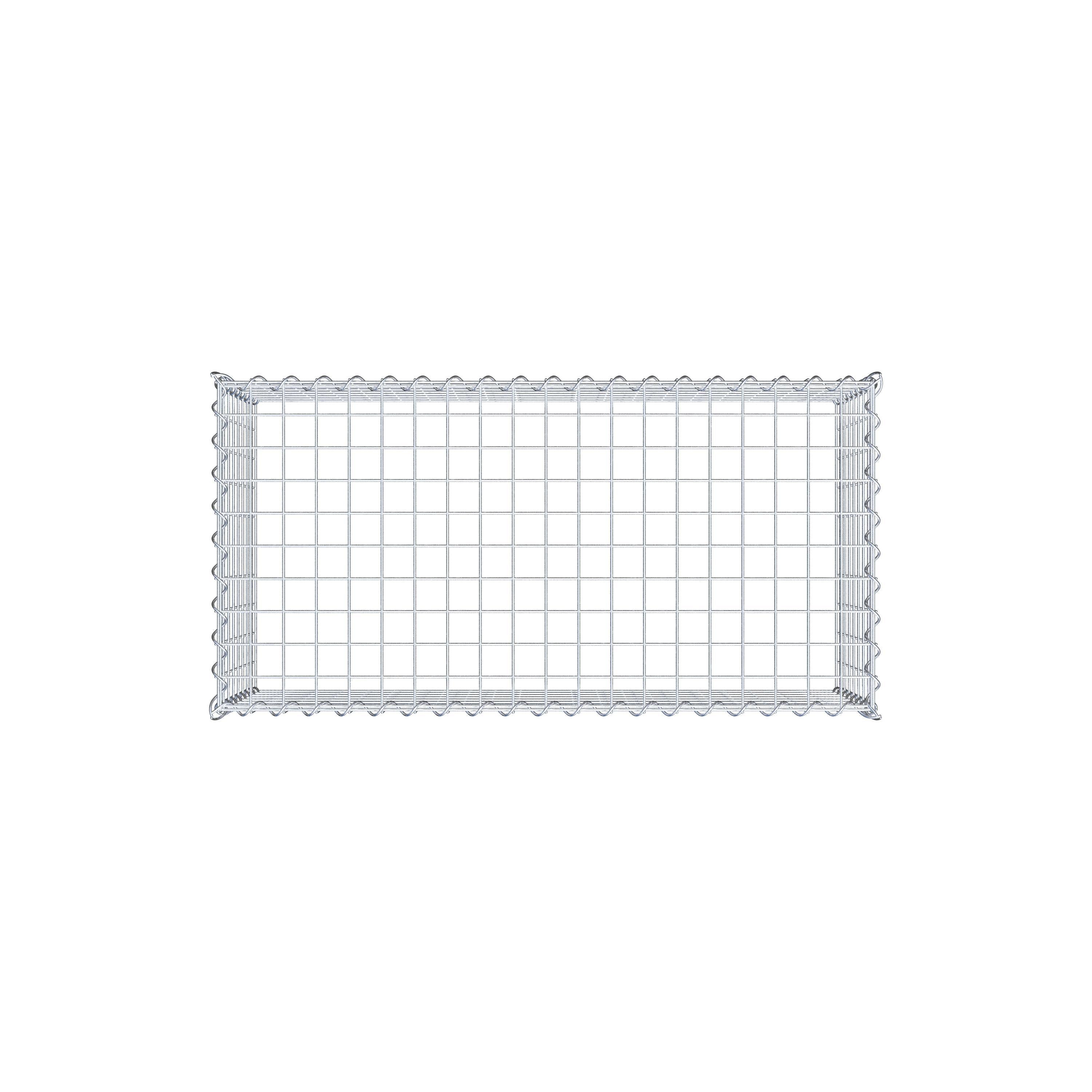 Extra gabion typ 3 100 cm x 40 cm x 50 cm (L x H x D), maskstorlek 5 cm x 5 cm, spiral