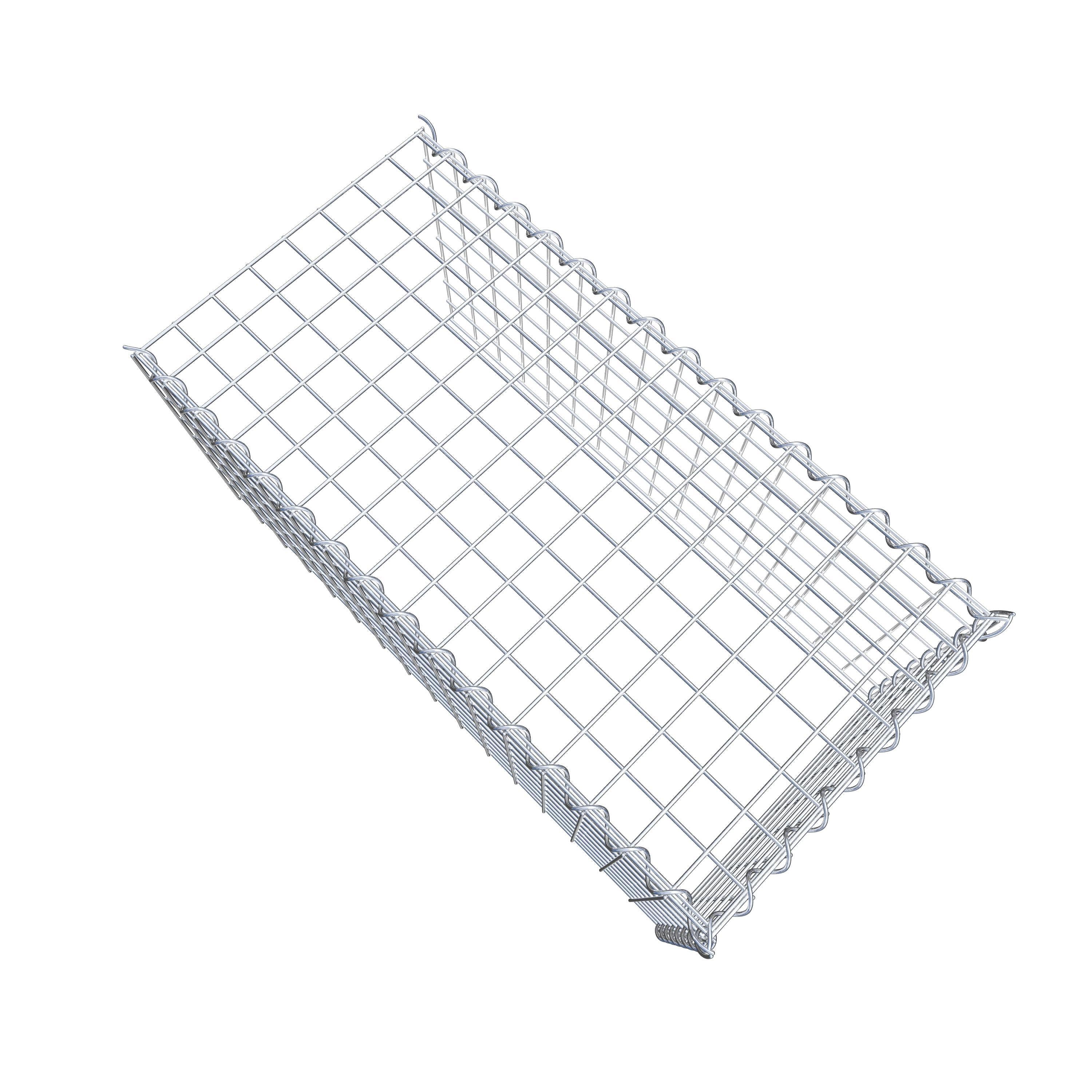 Extra gabion typ 4 80 cm x 40 cm x 40 cm (L x H x D), maskstorlek 5 cm x 5 cm, spiral