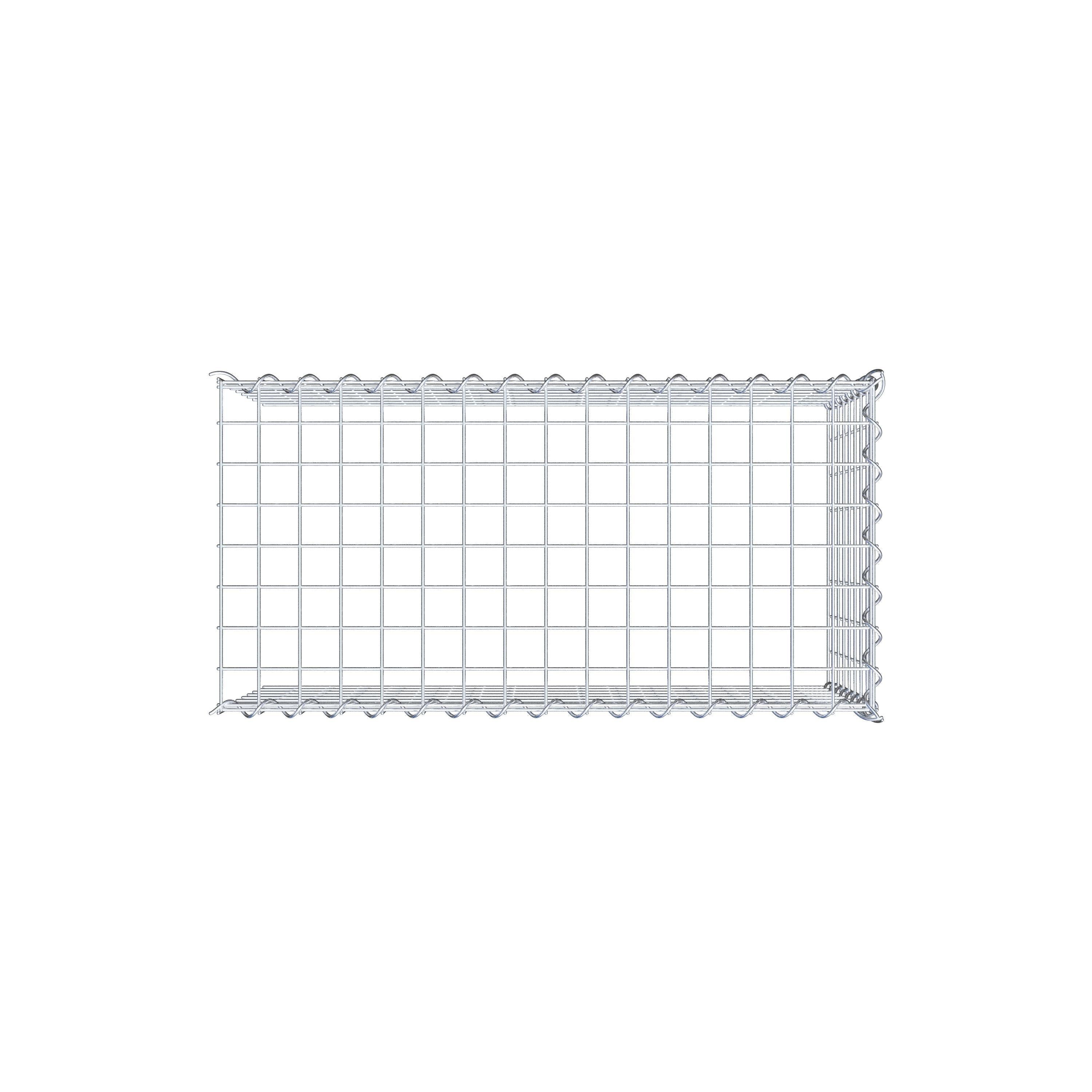 Extra gabion typ 4 80 cm x 40 cm x 40 cm (L x H x D), maskstorlek 5 cm x 5 cm, spiral