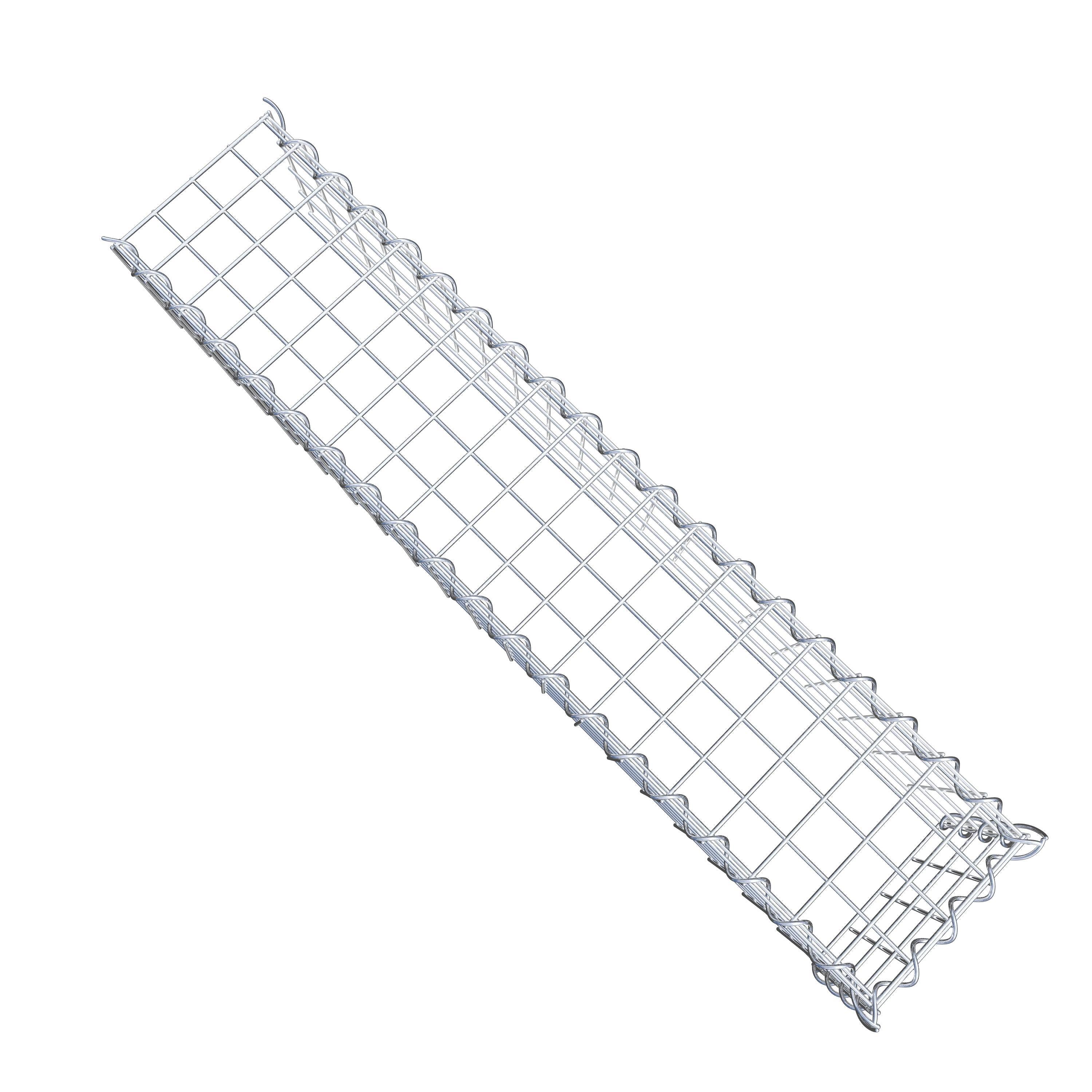 Extra gabion typ 4 100 cm x 20 cm x 20 cm (L x H x D), maskstorlek 5 cm x 5 cm, spiral