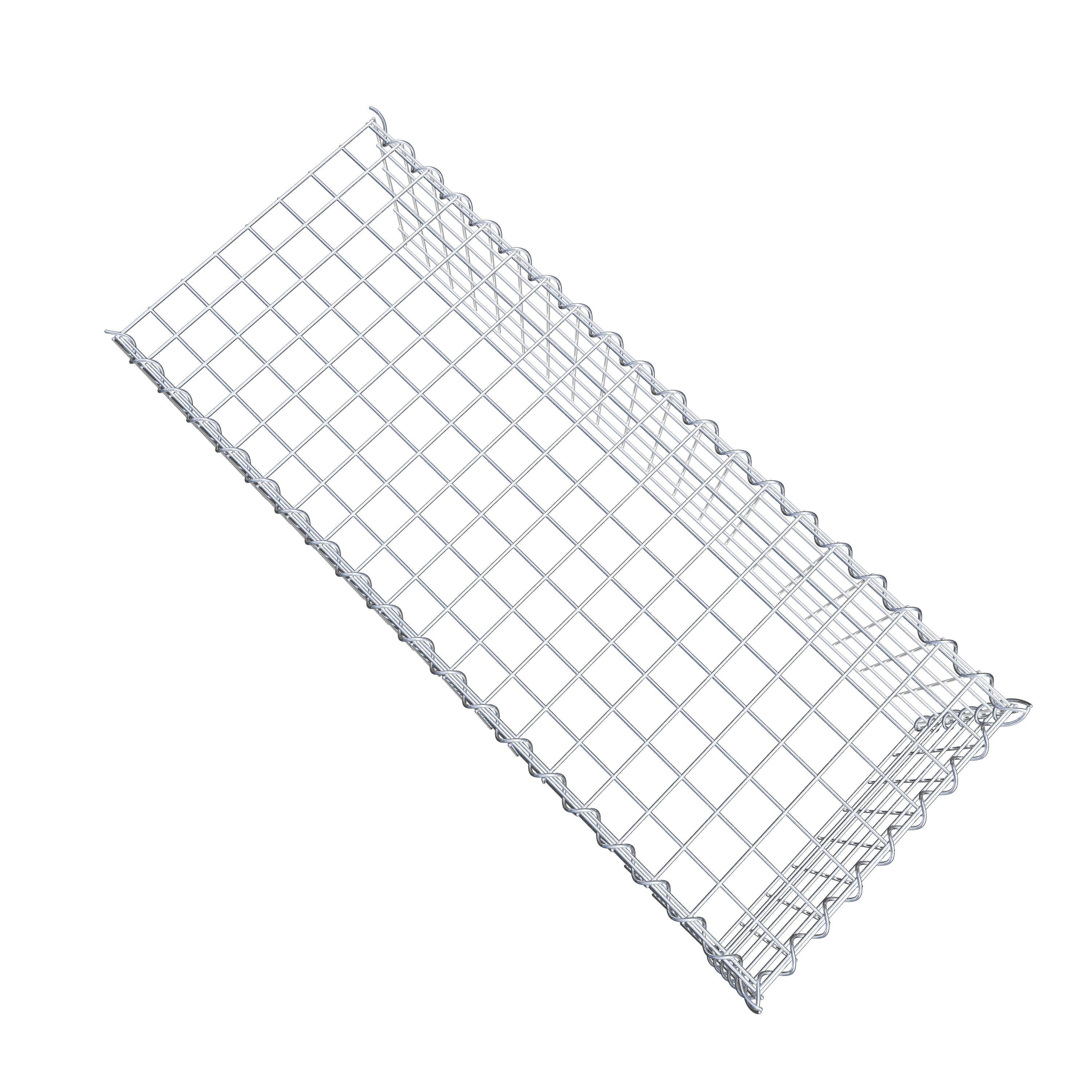 Gavión complementario tipo 4 100 cm x 30 cm x 40 cm (L x A x P), malla 5 cm x 5 cm, espiral