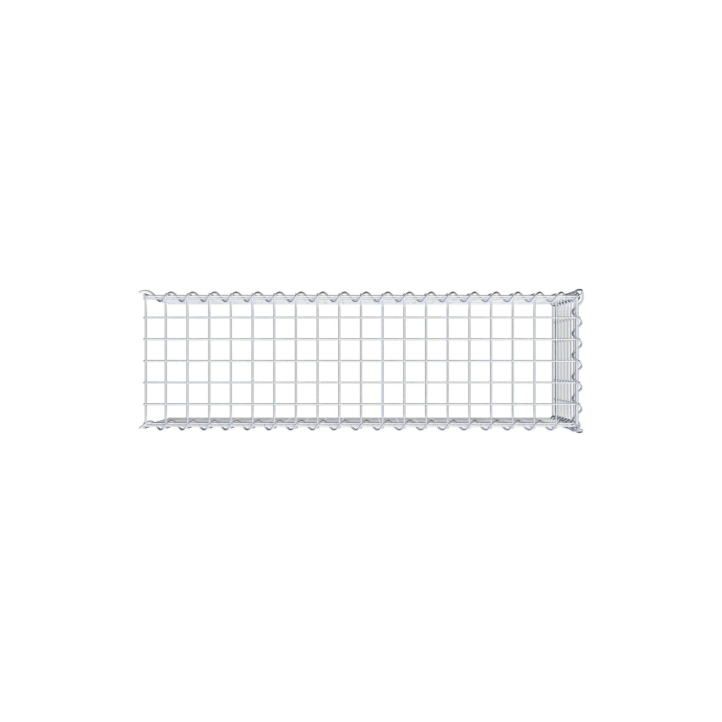 Gabion rapporté type 4 100 cm x 40 cm x 30 cm (L x H x P), mailles 5 cm x 5 cm, spirale