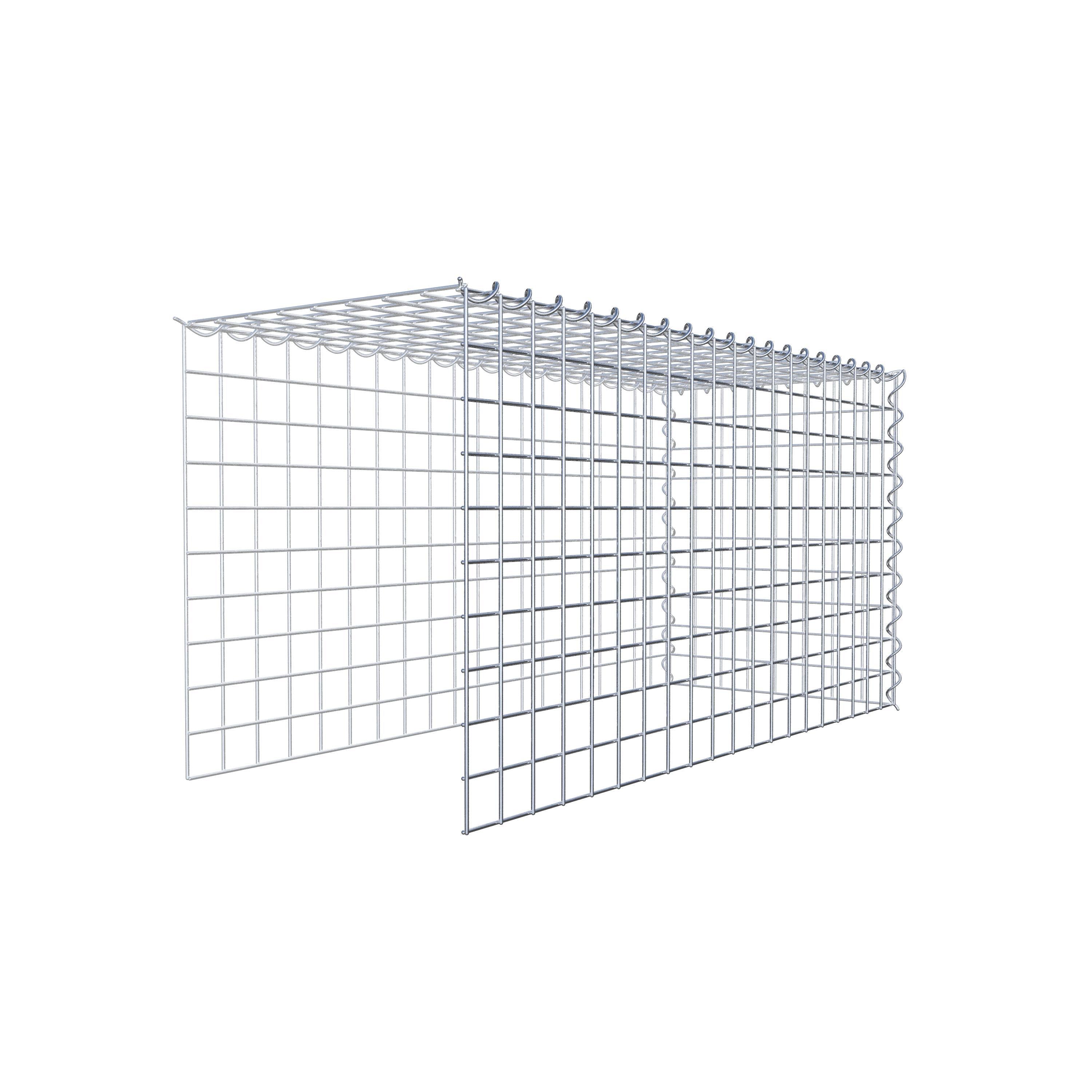 Extra gabion typ 4 100 cm x 50 cm x 40 cm (L x H x D), maskstorlek 5 cm x 5 cm, spiral