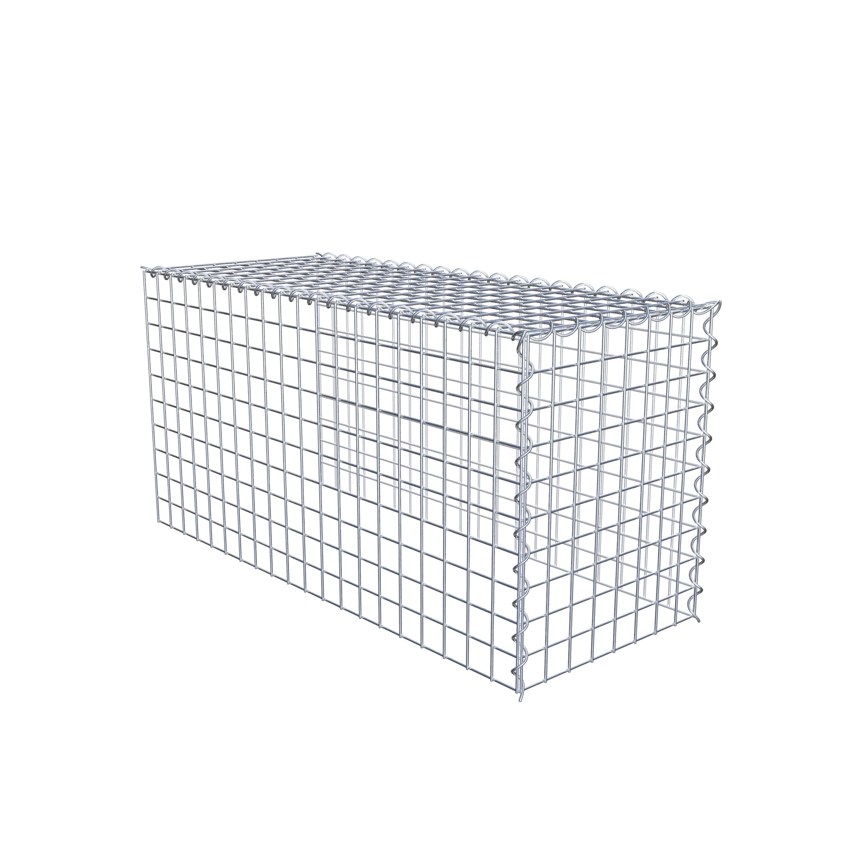 Extra gabion typ 4 100 cm x 50 cm x 40 cm (L x H x D), maskstorlek 5 cm x 5 cm, spiral