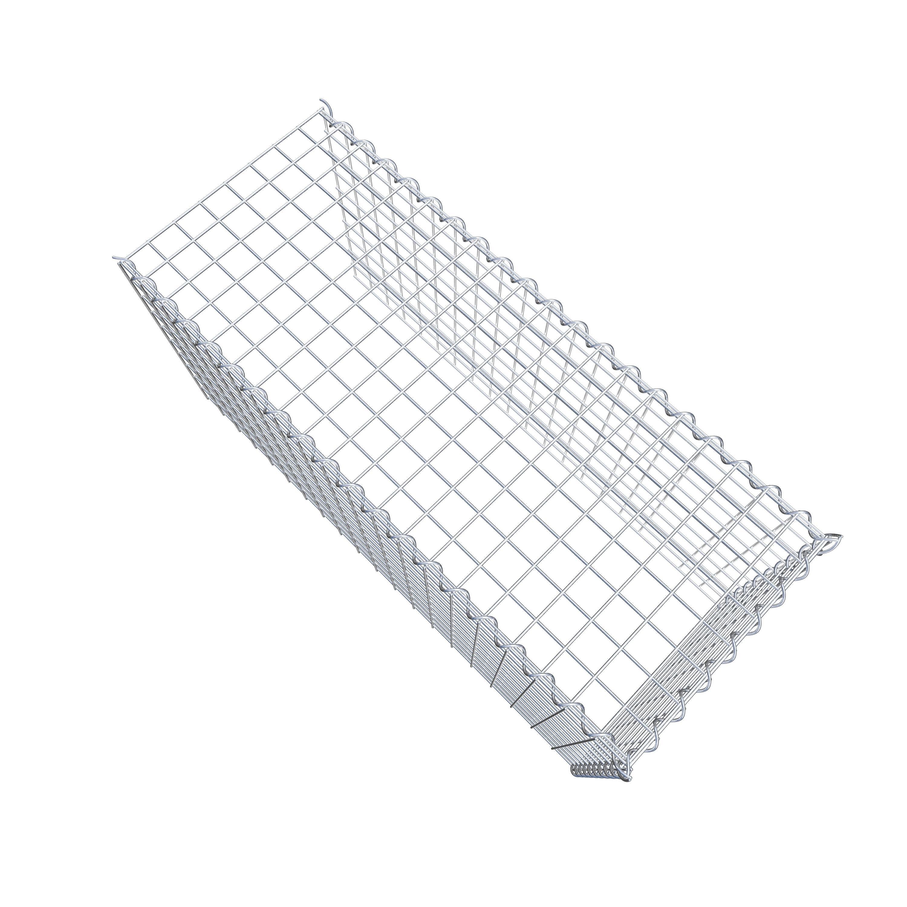 Extra gabion typ 4 100 cm x 50 cm x 40 cm (L x H x D), maskstorlek 5 cm x 5 cm, spiral