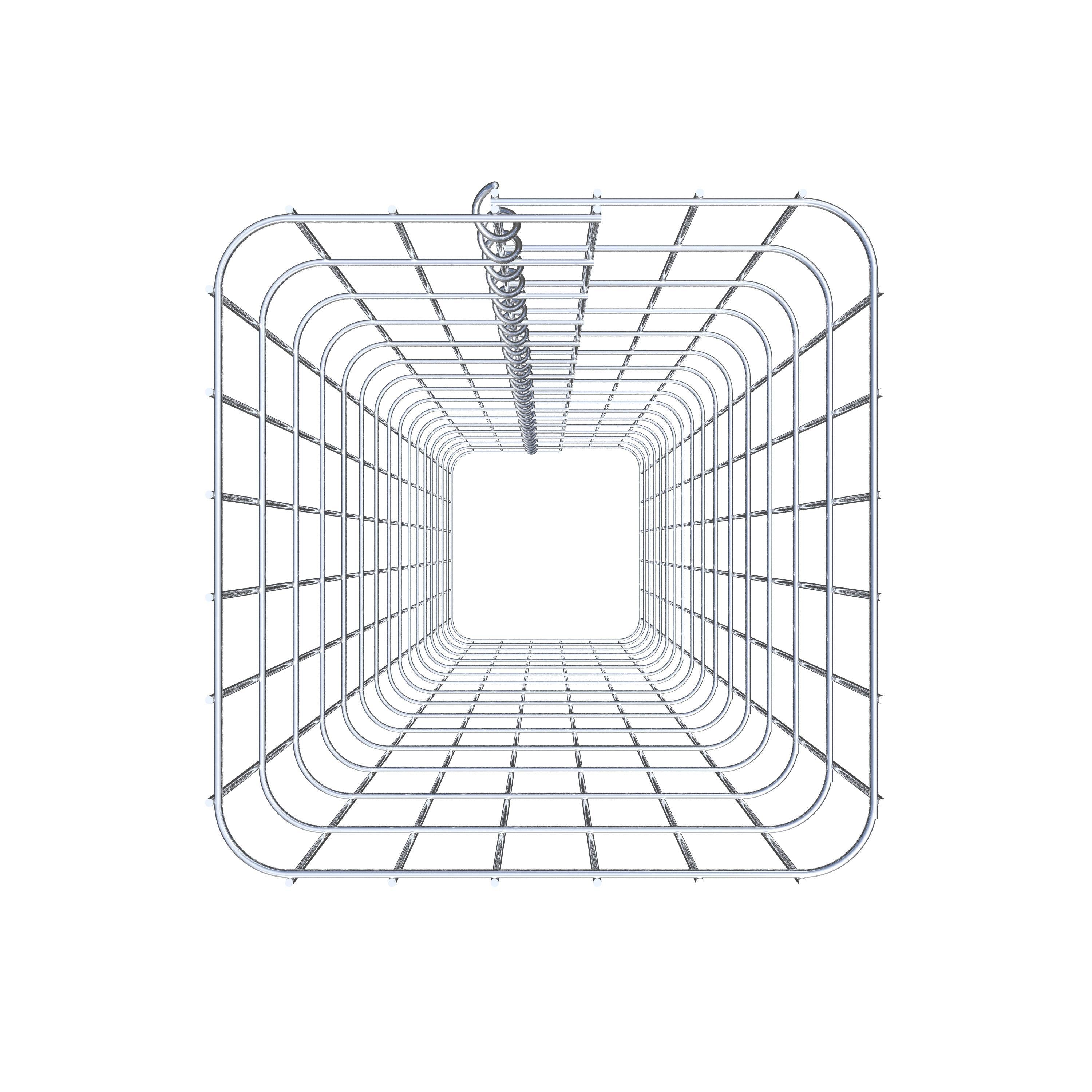 Gabionpelare vinkelrät 32 cm x 32 cm, 160 cm höjd, MW 5 cm x 10 cm