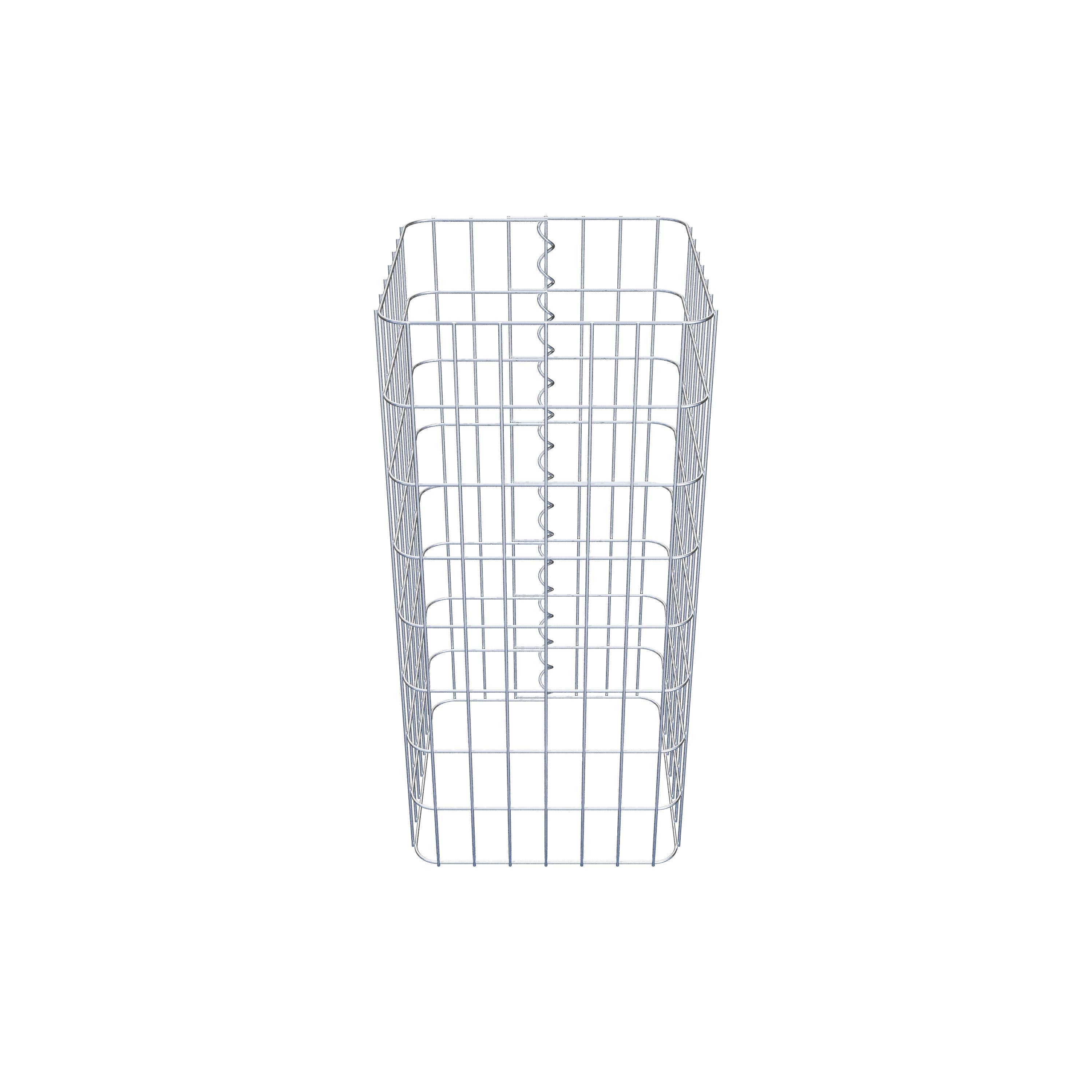 Gabion column square 37 cm x 37 cm, 80 cm height, MW 5 cm x 10 cm